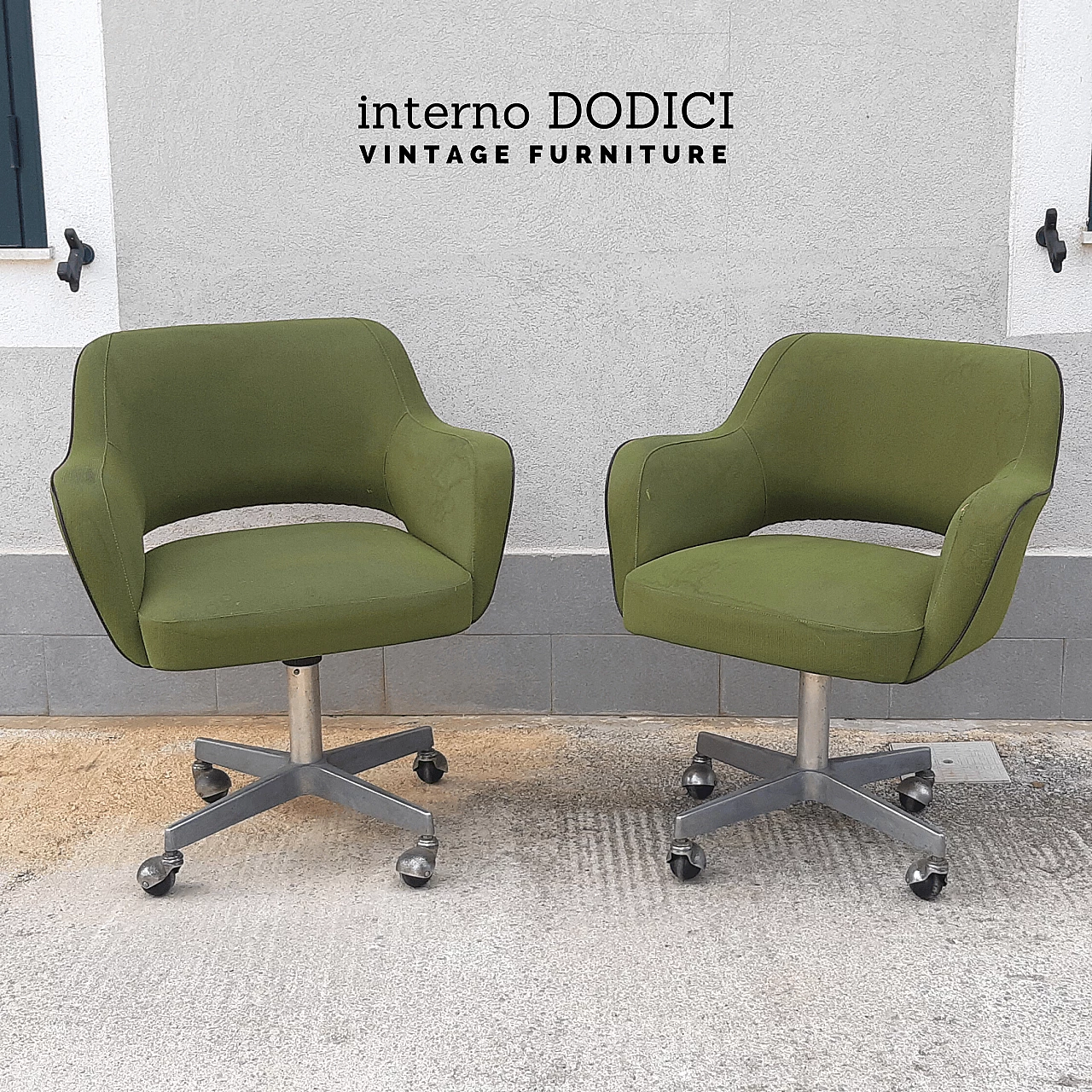 Poltroncina girevole di Mobiltecnica, anni '60, 4 disponibili 1339805