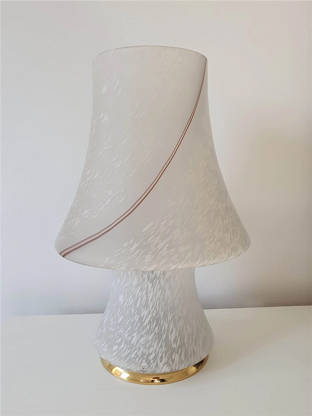 Large Mushroom table lamp in Murano glass, 1970s 1339978