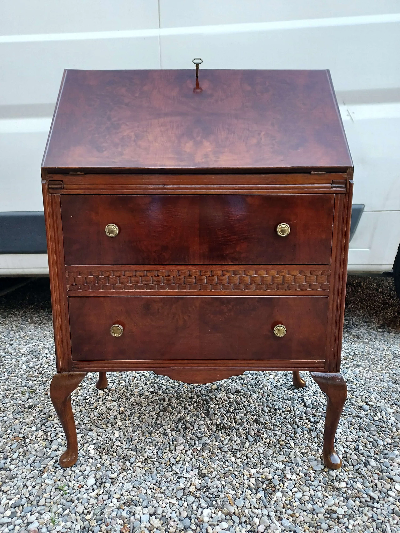 English mahogany flap cabinet, 1940s 1343522