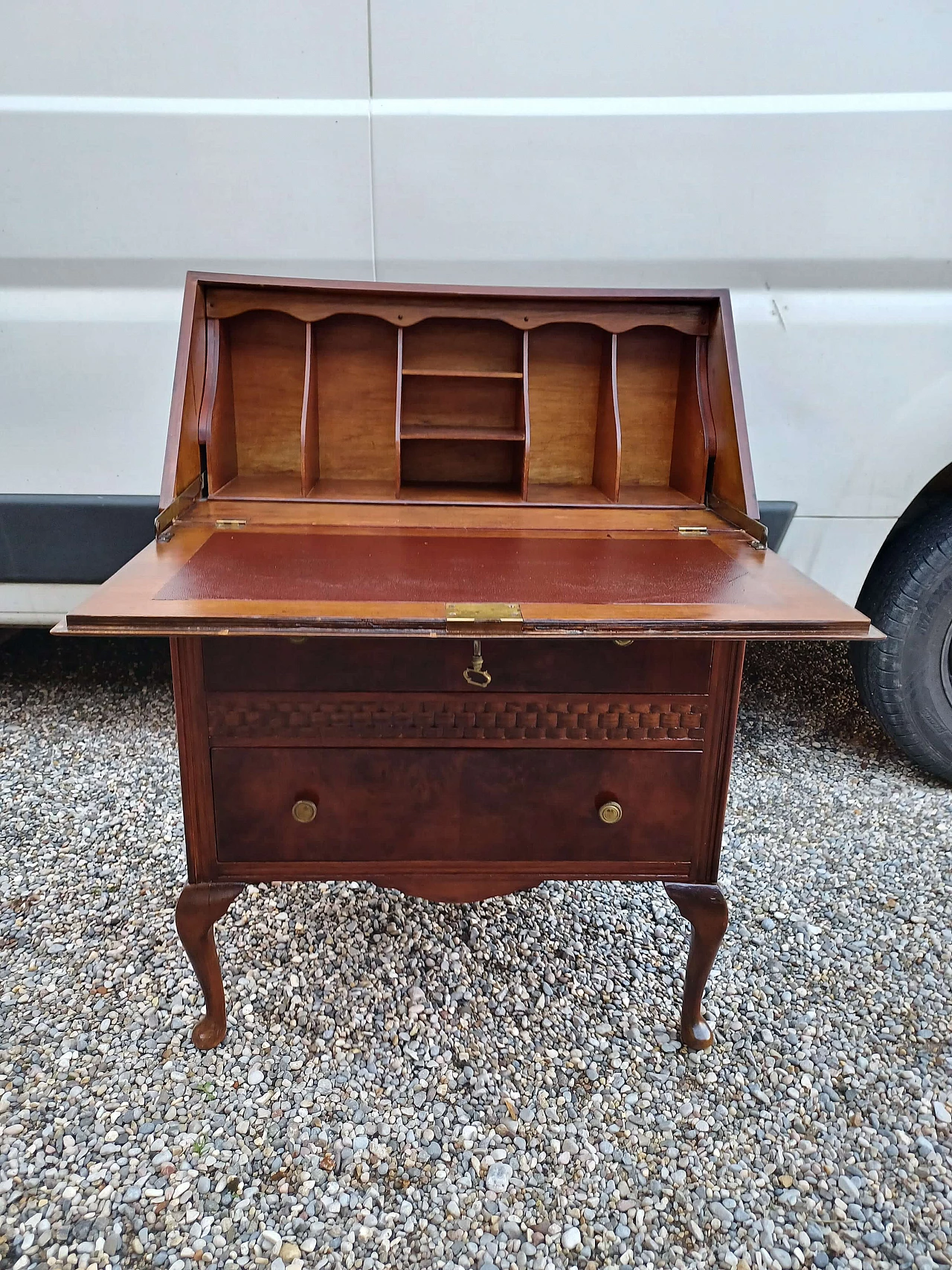 English mahogany flap cabinet, 1940s 1343526