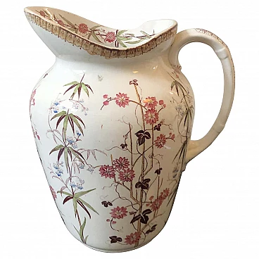 Victorian jug in ceramic, 19th century