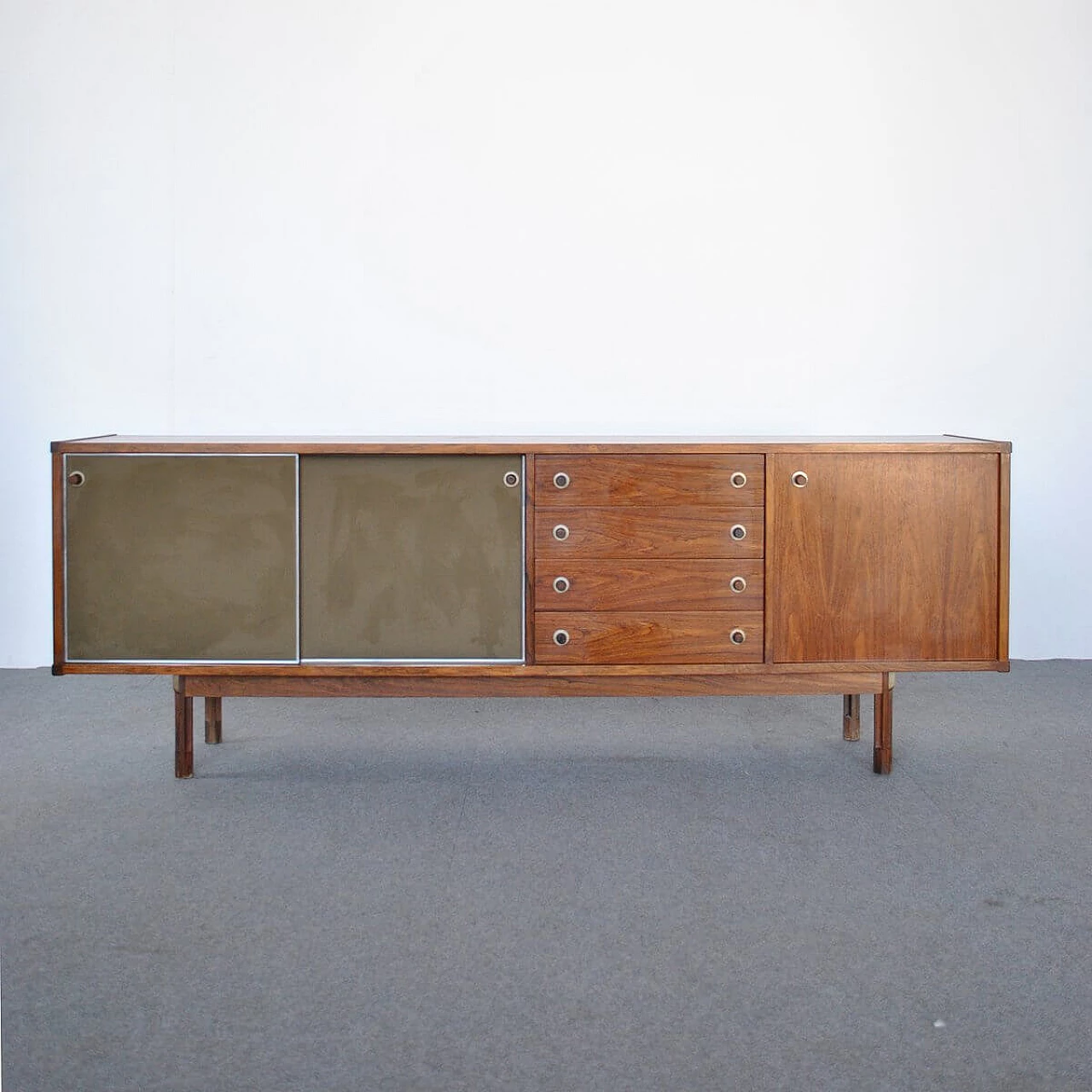 Sideboard in teak by Georges Coslin for 3v Arredamenti Padova, 60s 1346133