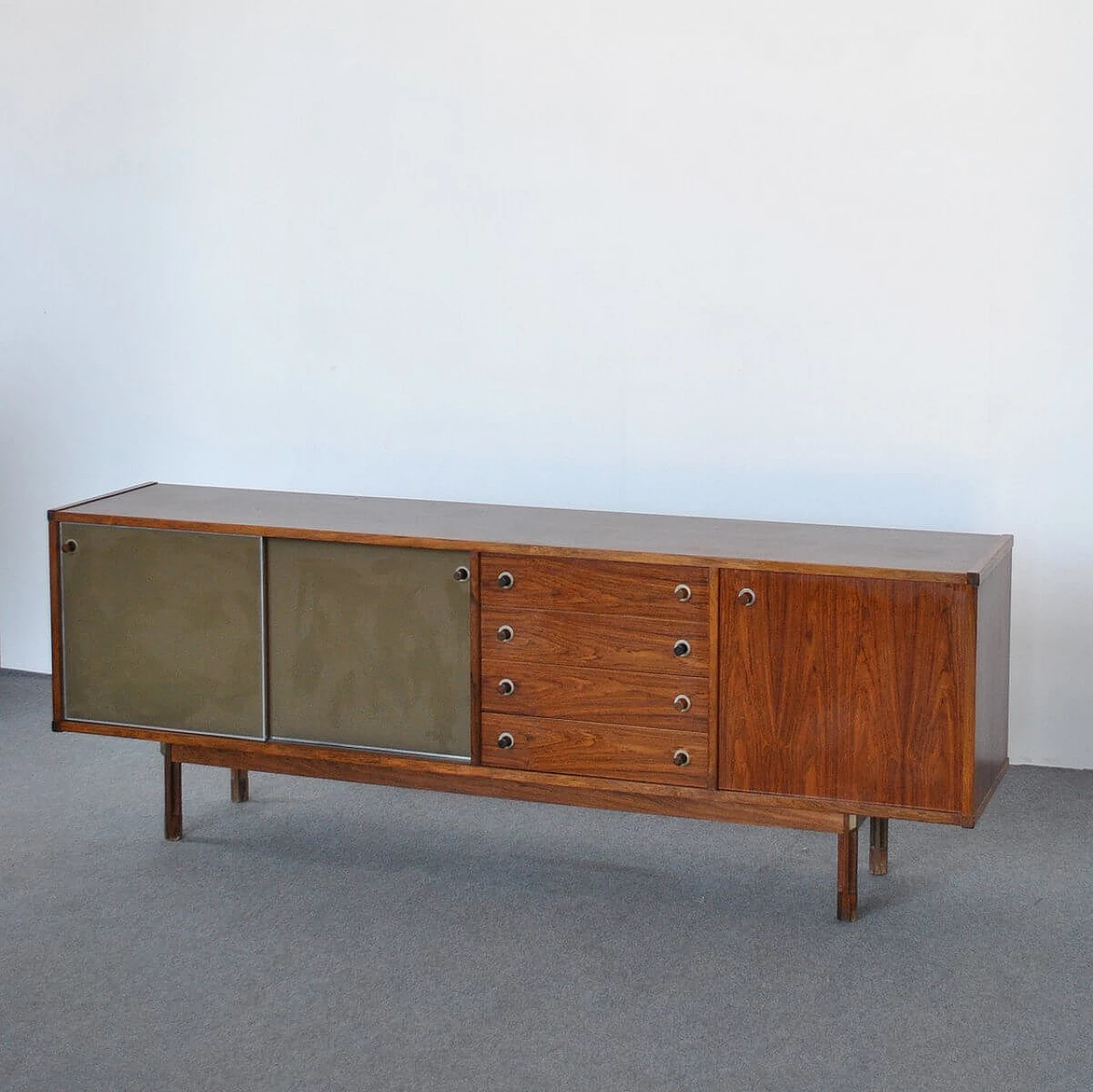 Sideboard in teak by Georges Coslin for 3v Arredamenti Padova, 60s 1346134