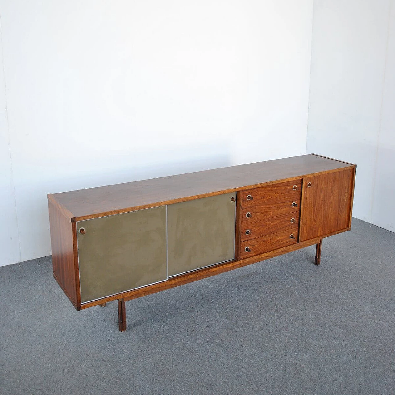 Sideboard in teak by Georges Coslin for 3v Arredamenti Padova, 60s 1346136