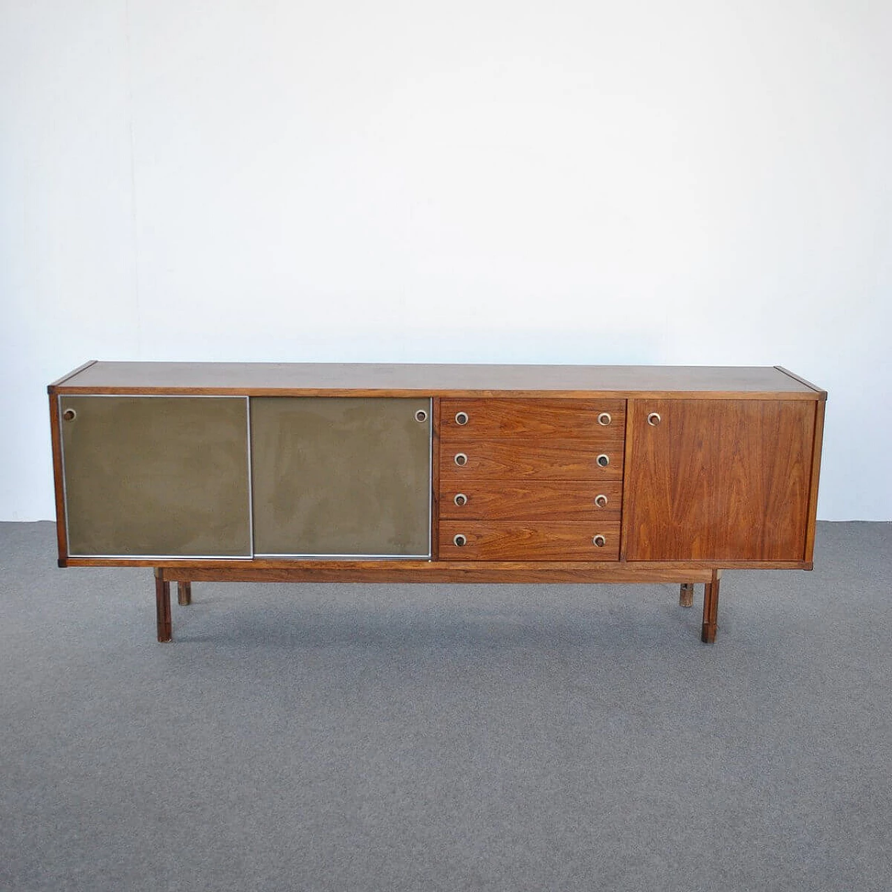 Sideboard in teak by Georges Coslin for 3v Arredamenti Padova, 60s 1346140