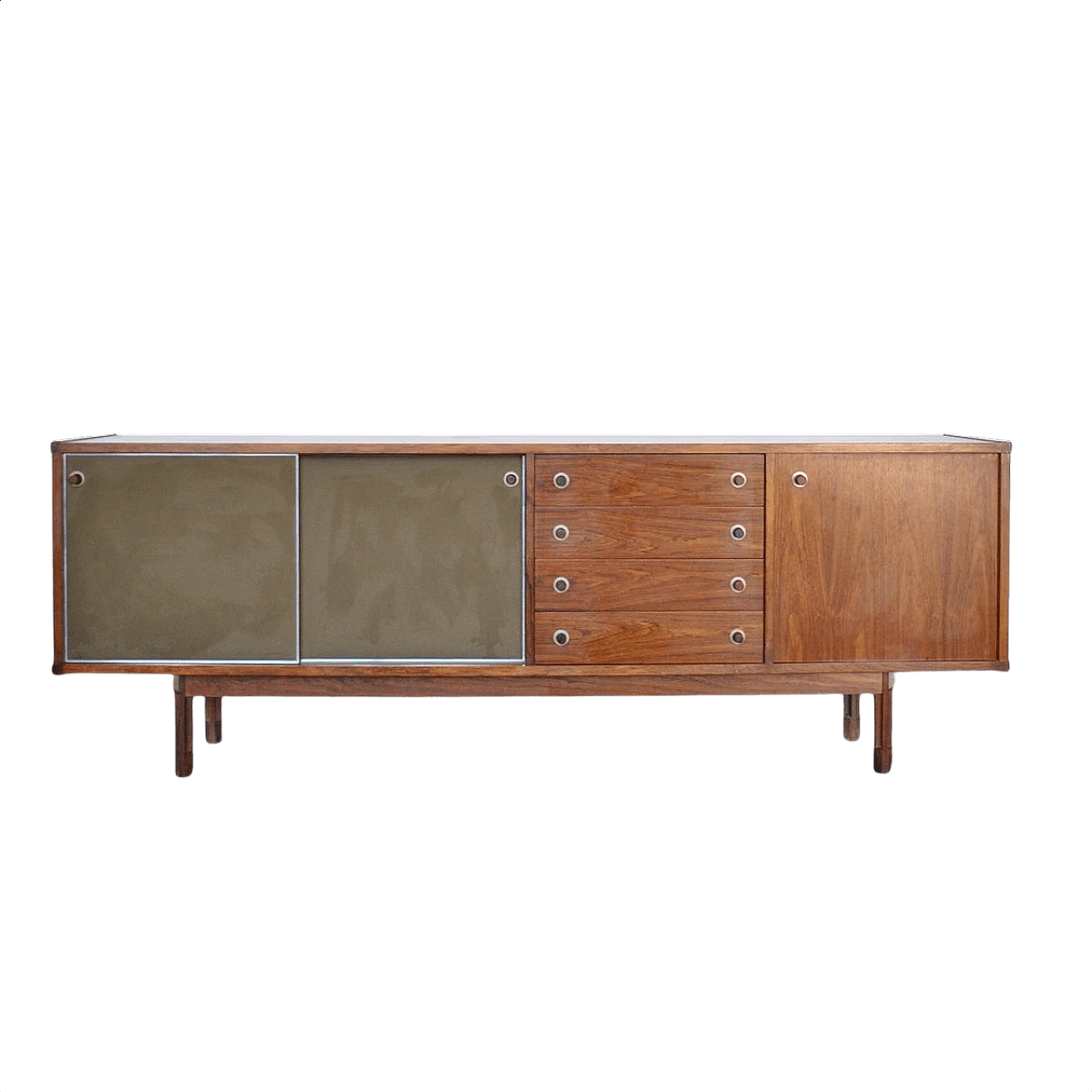 Sideboard in teak by Georges Coslin for 3v Arredamenti Padova, 60s 1346291