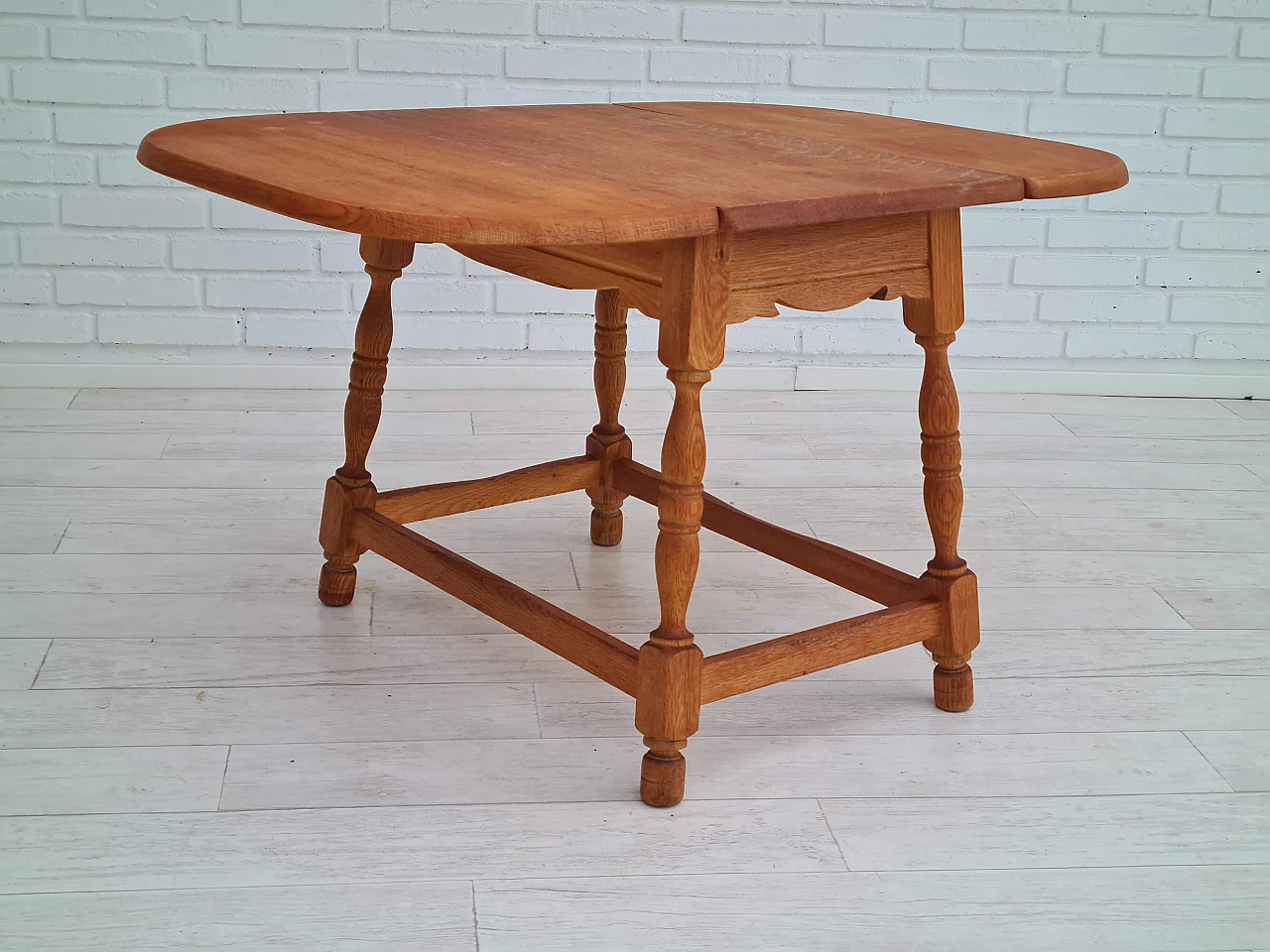 Danish oak coffee table in the style of Henning Kjærnulf, 1960s 1351898