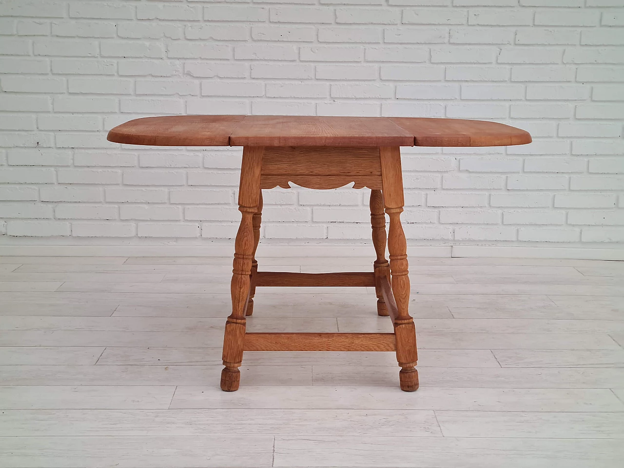 Danish oak coffee table in the style of Henning Kjærnulf, 1960s 1351901