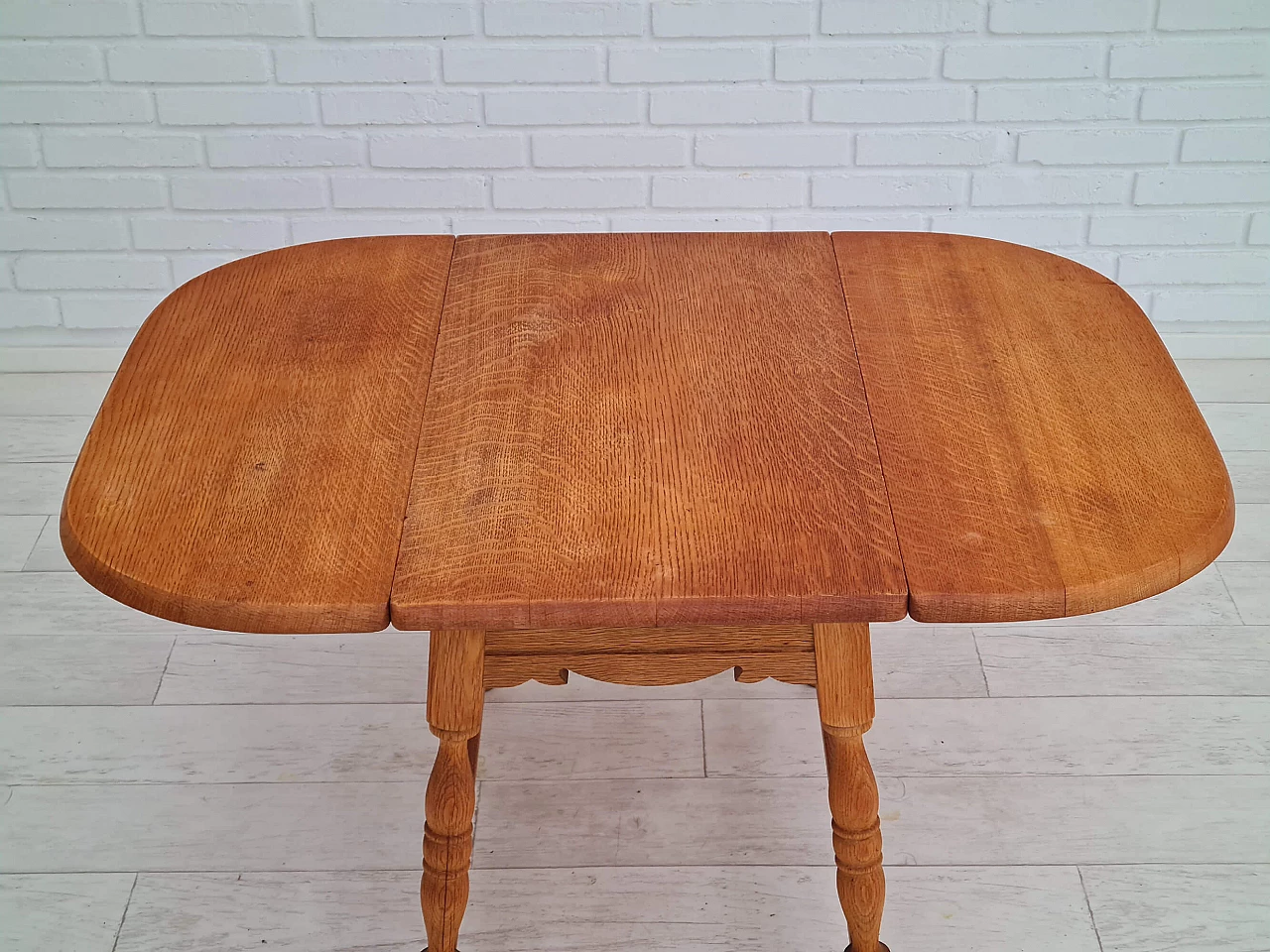 Danish oak coffee table in the style of Henning Kjærnulf, 1960s 1351902