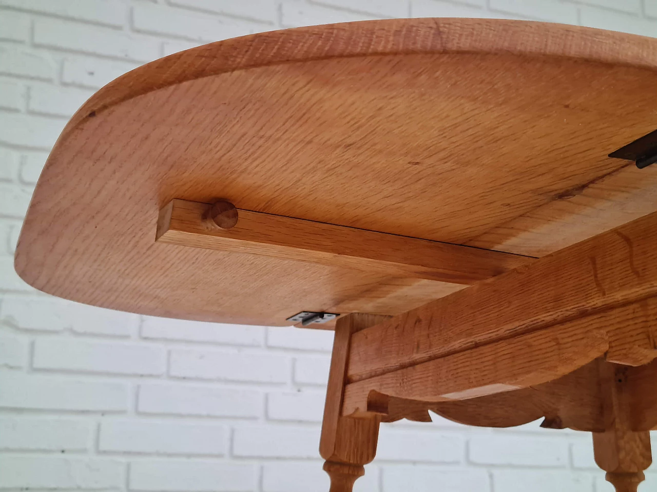 Danish oak coffee table in the style of Henning Kjærnulf, 1960s 1351903