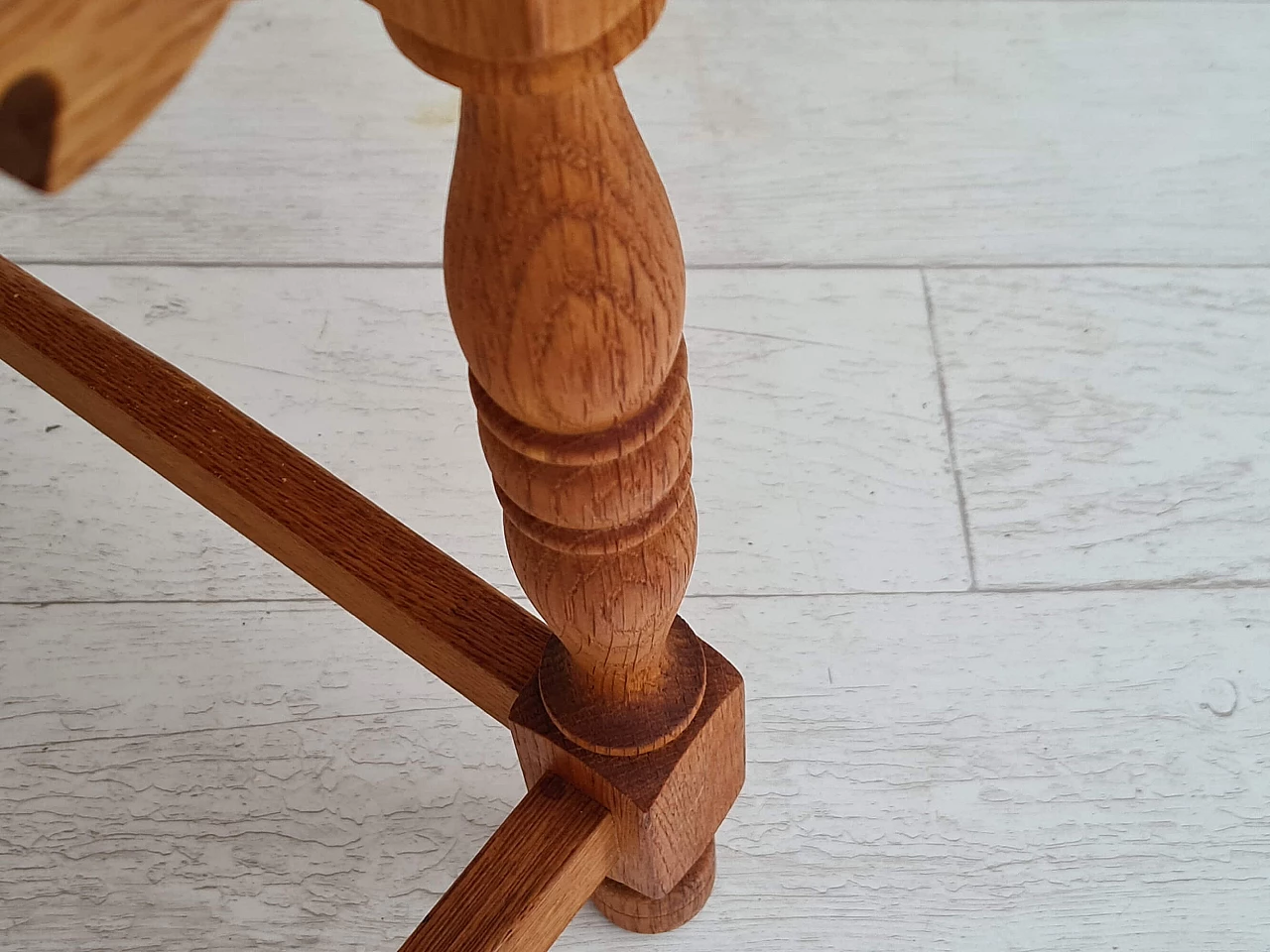 Danish oak coffee table in the style of Henning Kjærnulf, 1960s 1351909