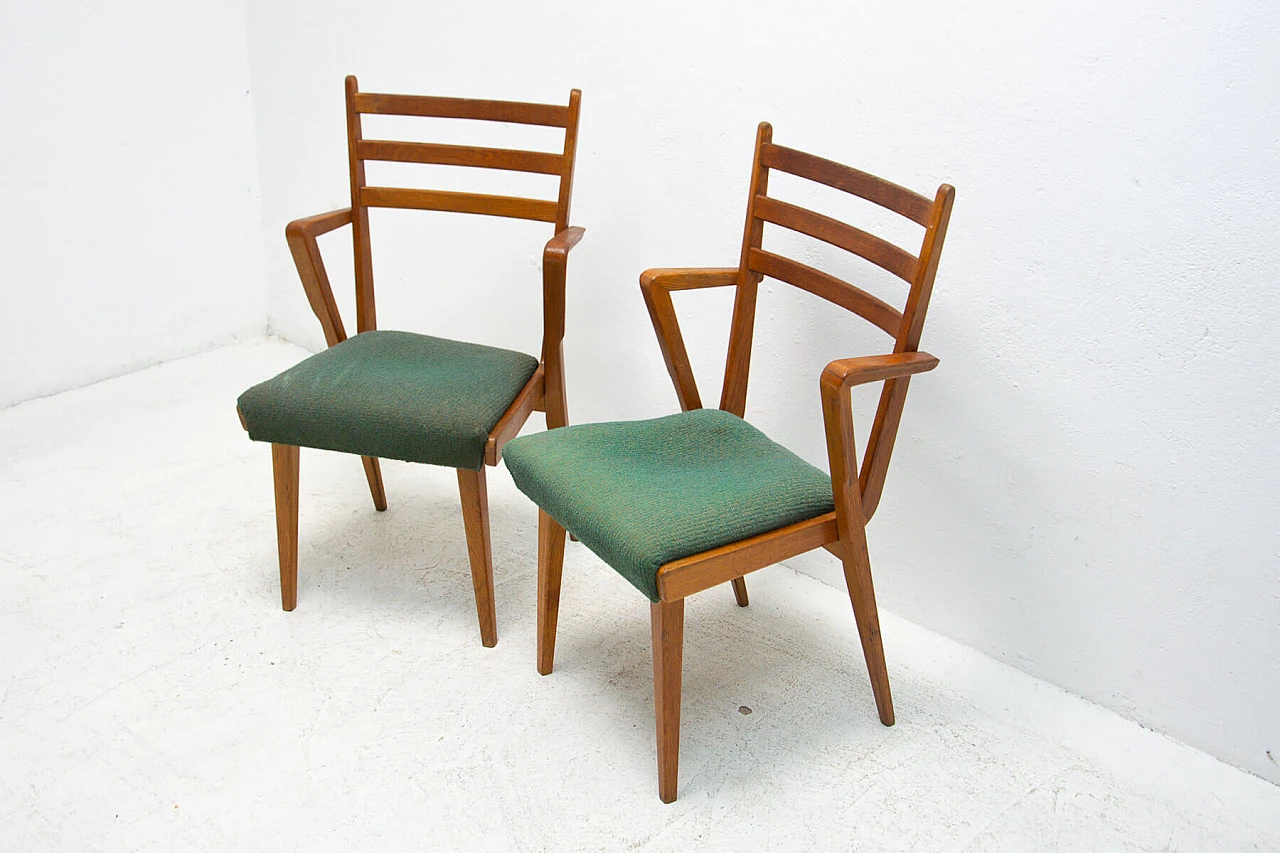 Pair of bentwood office chairs, 1960s 1352961