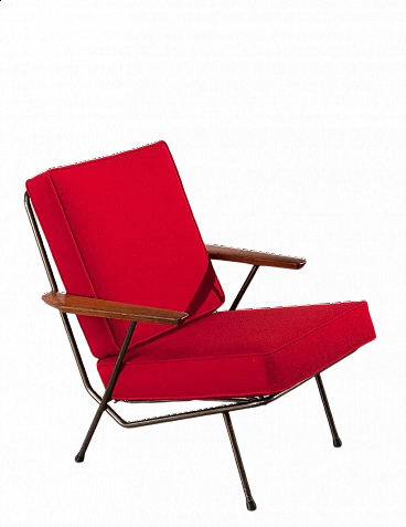 Armchair with tubular frame, 1960s