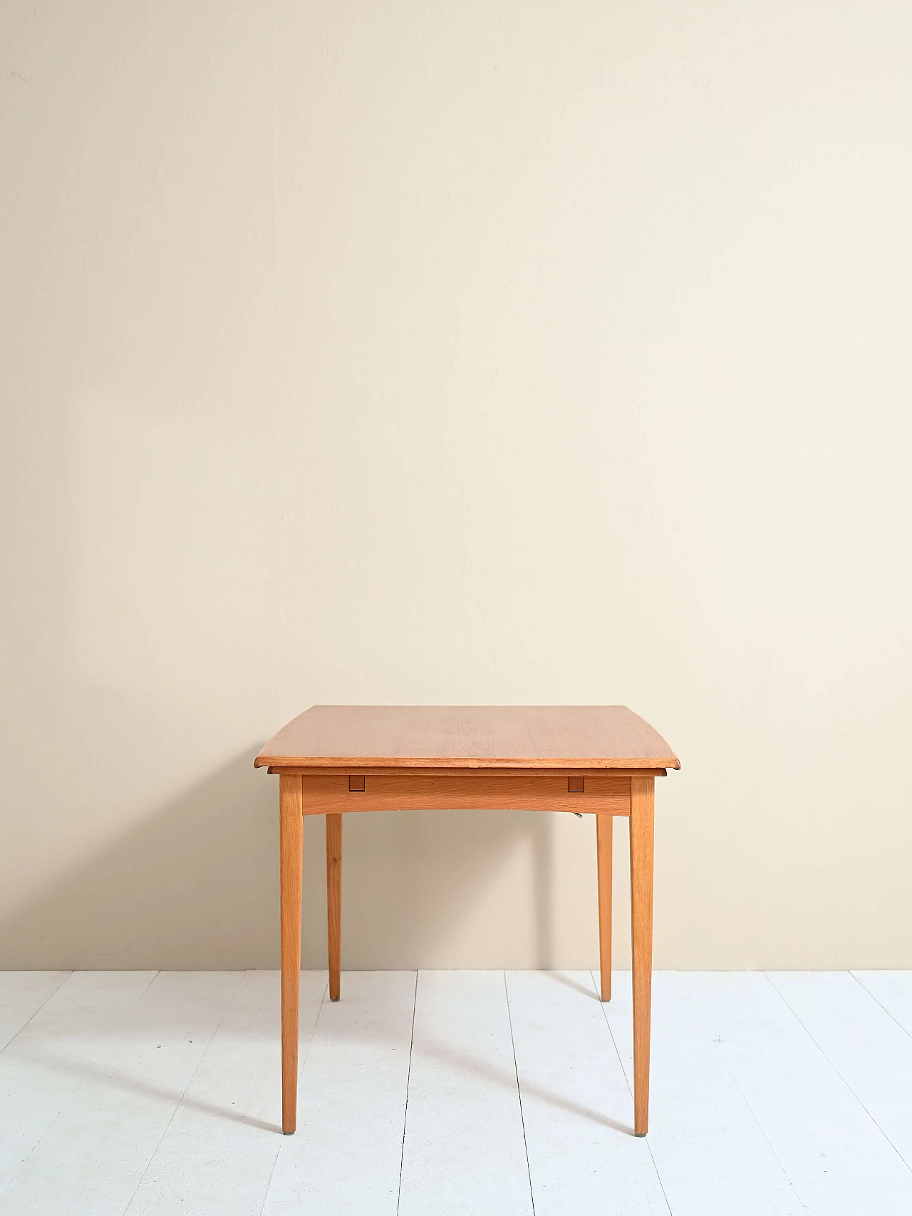 Extendable teak dining table, 1960s 1366130