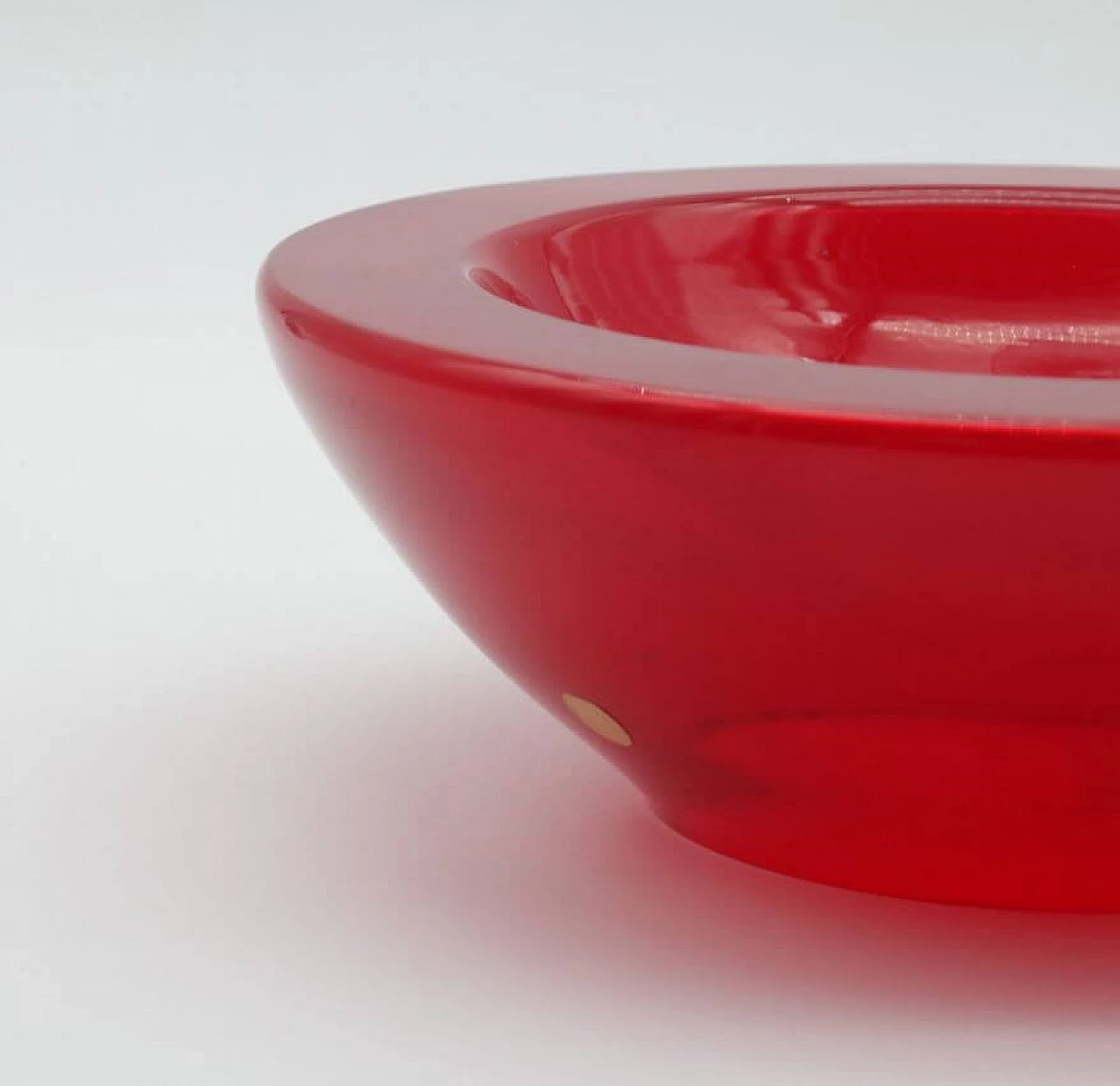 Red Murano glass bowl, 1970s 1370862