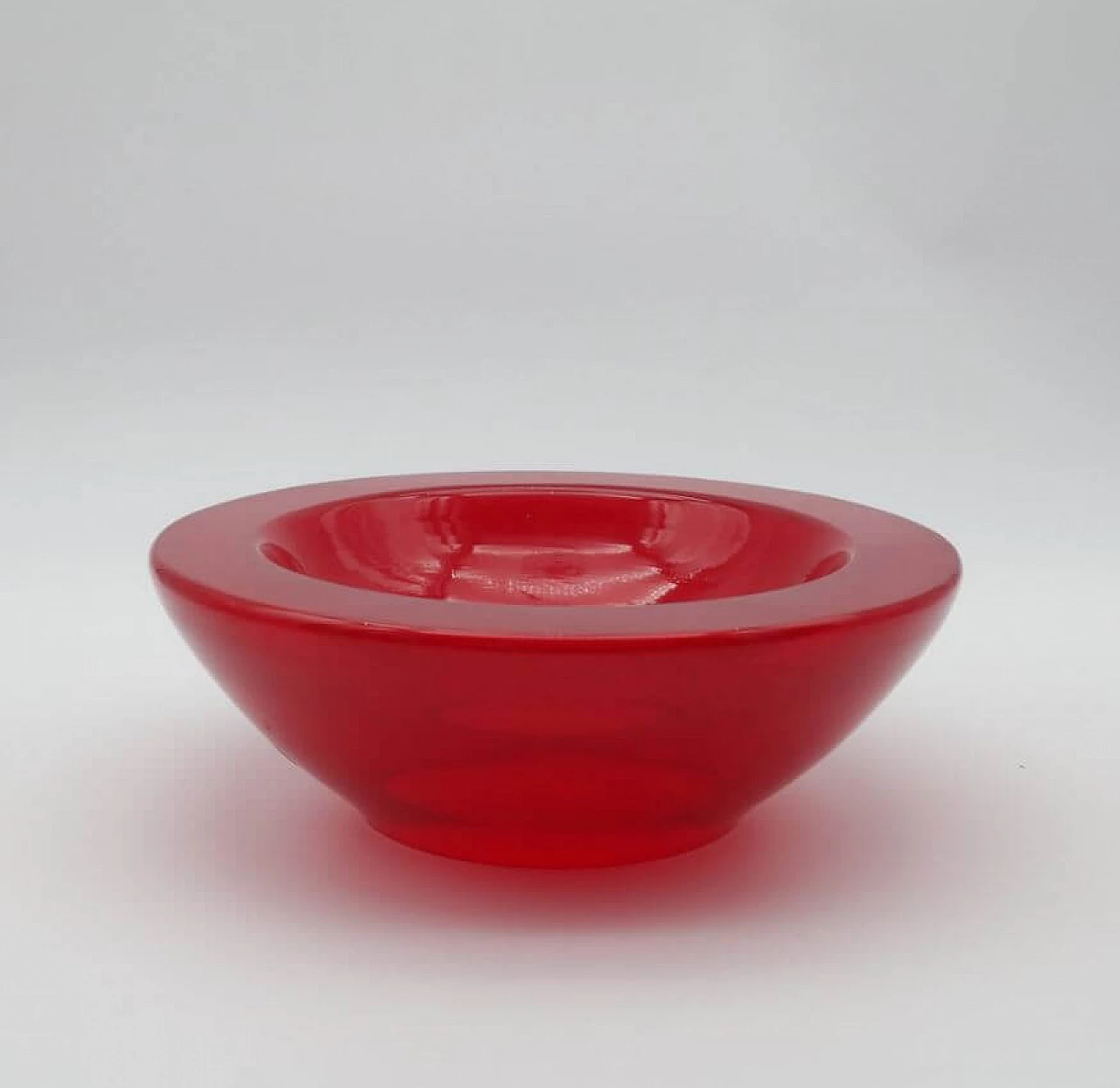 Red Murano glass bowl, 1970s 1370864