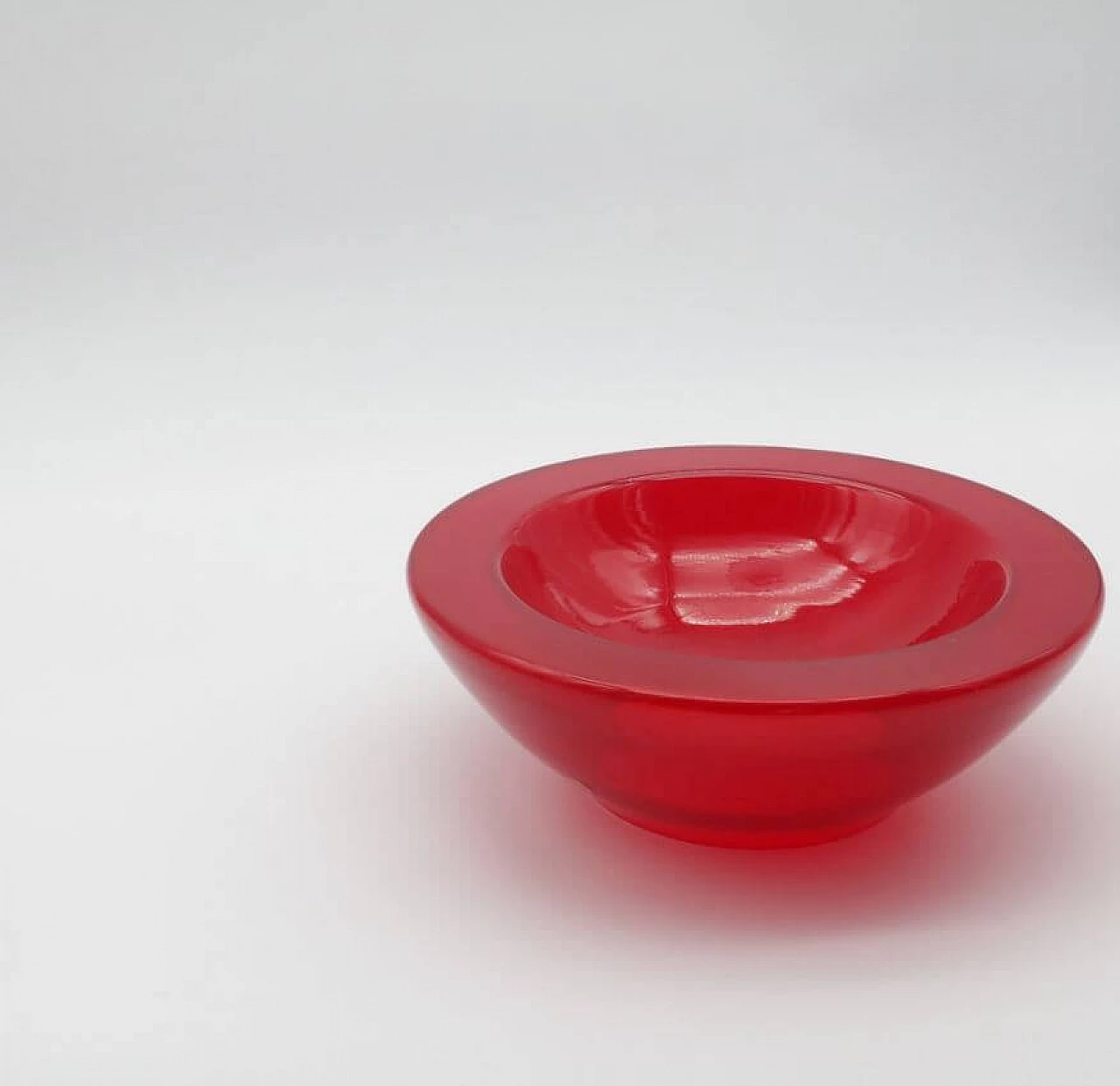 Red Murano glass bowl, 1970s 1370865