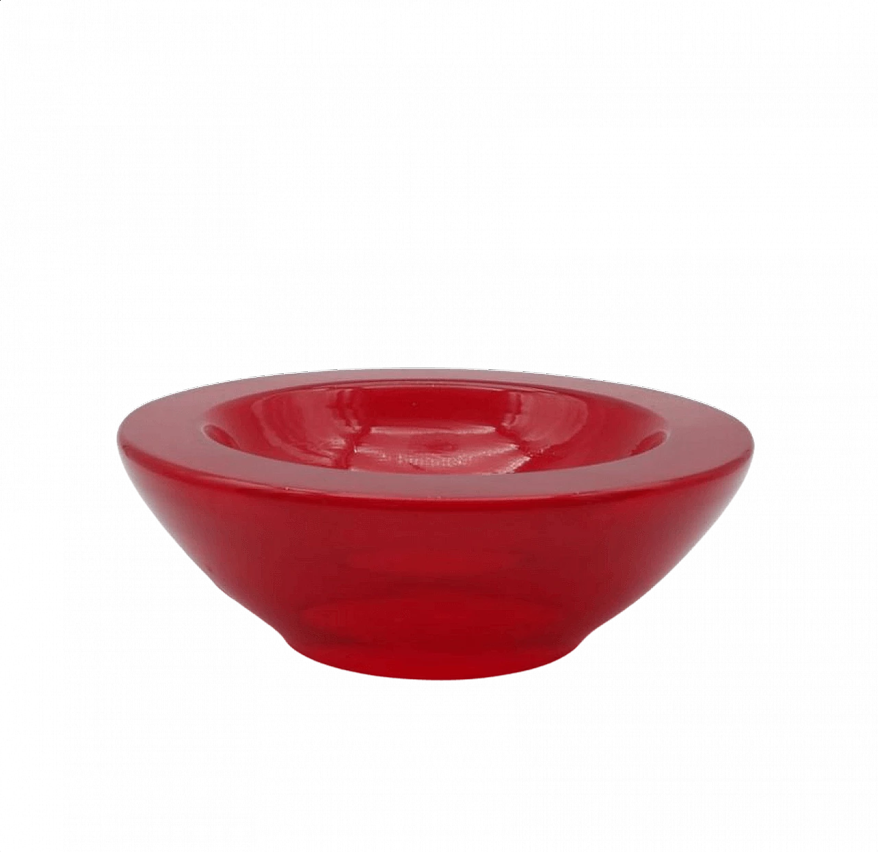 Red Murano glass bowl, 1970s 1371046