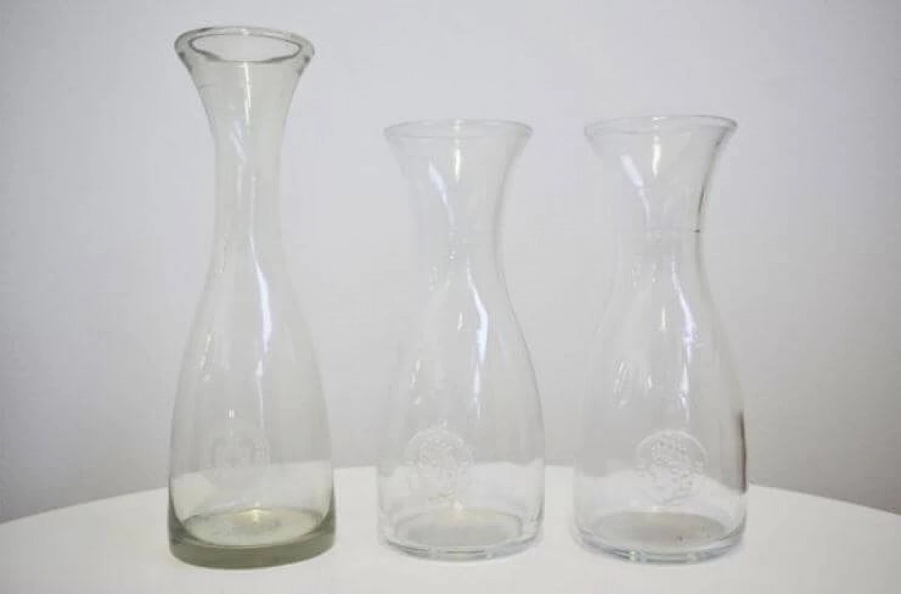 Glass wine jugs, 1950s 1371691