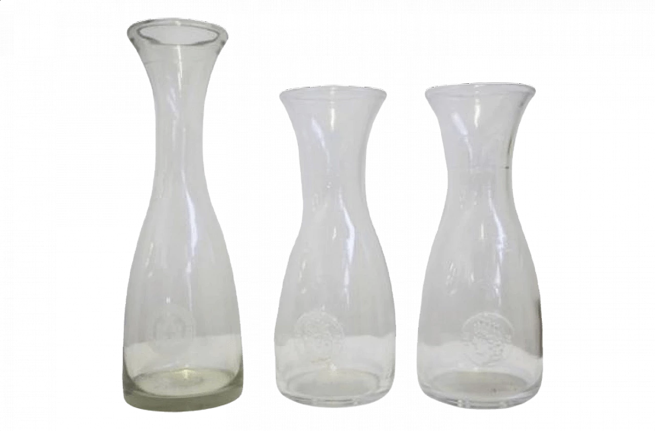 Glass wine jugs, 1950s 1371870