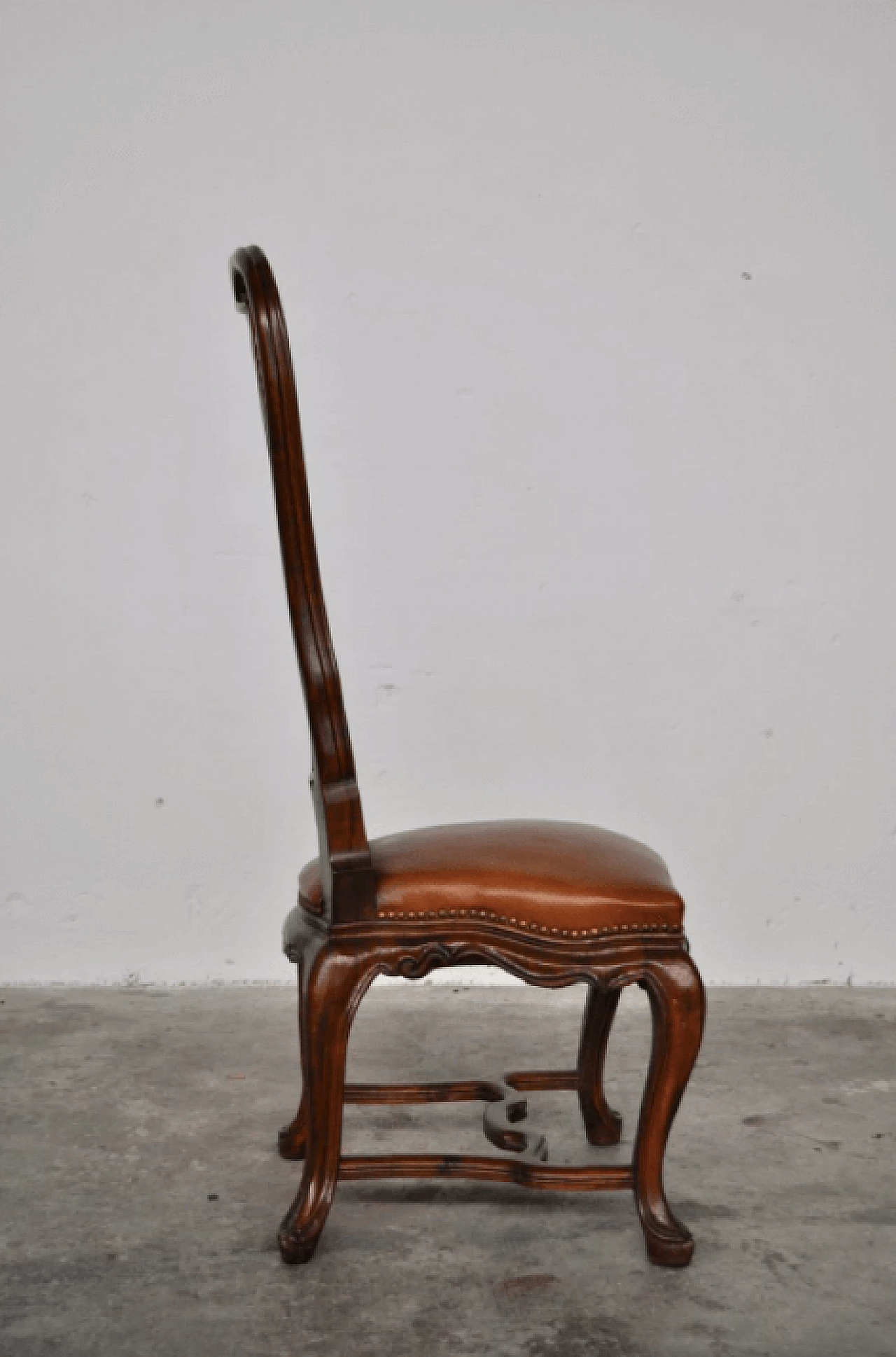 7 Hand-carved ashwood chairs, 1950s 1372721