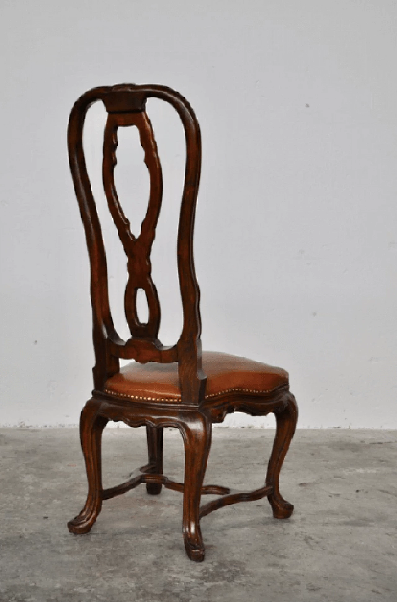 7 Hand-carved ashwood chairs, 1950s 1372723