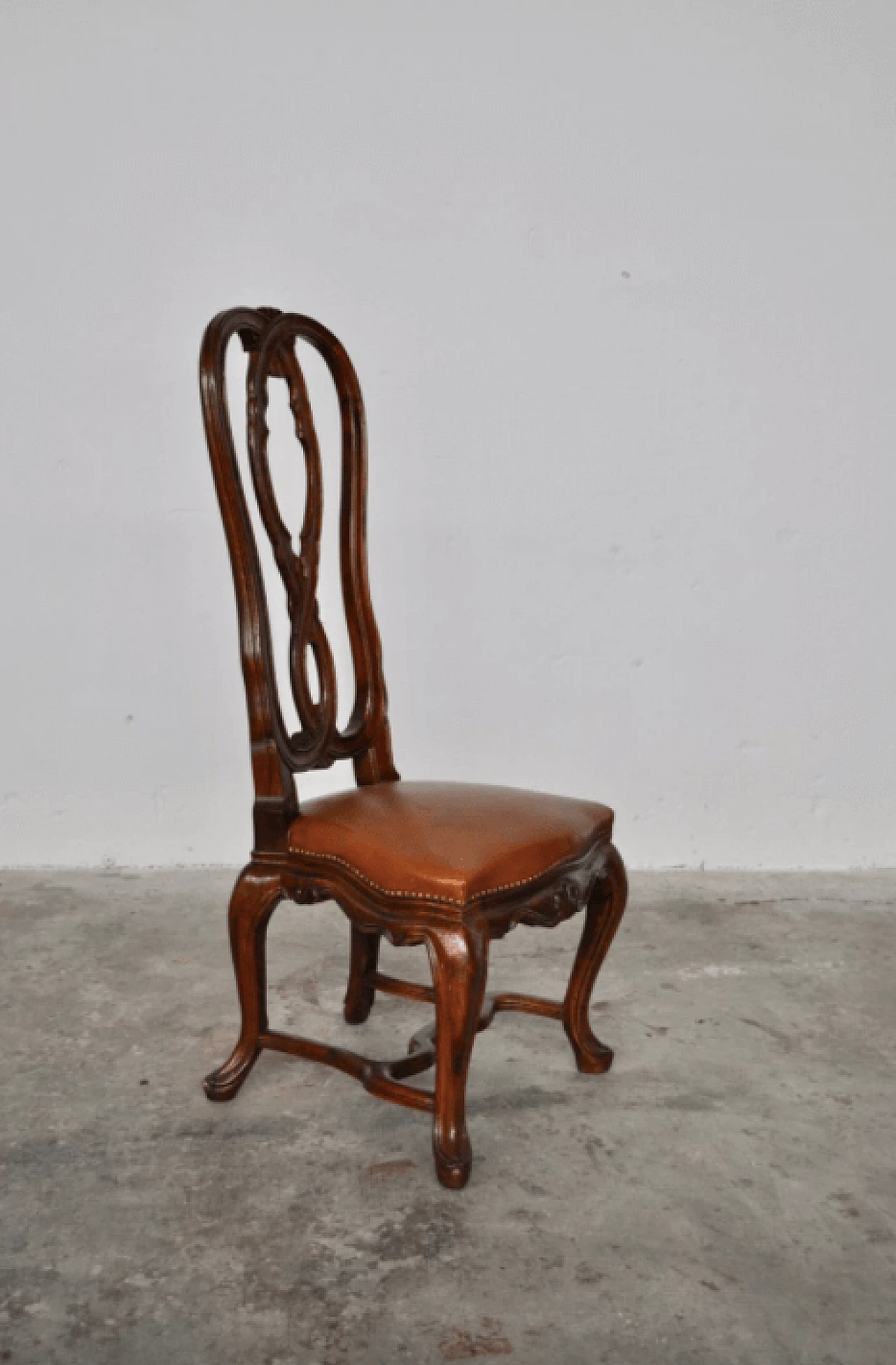 7 Hand-carved ashwood chairs, 1950s 1372724