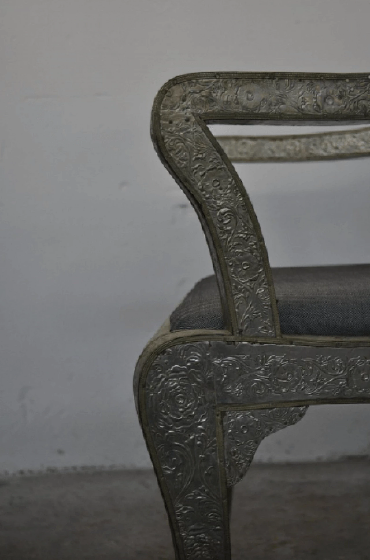 3 Silver armchairs, 1980s 1373342