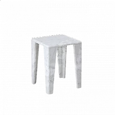 ChunkY01 white Carrara marble coffee table