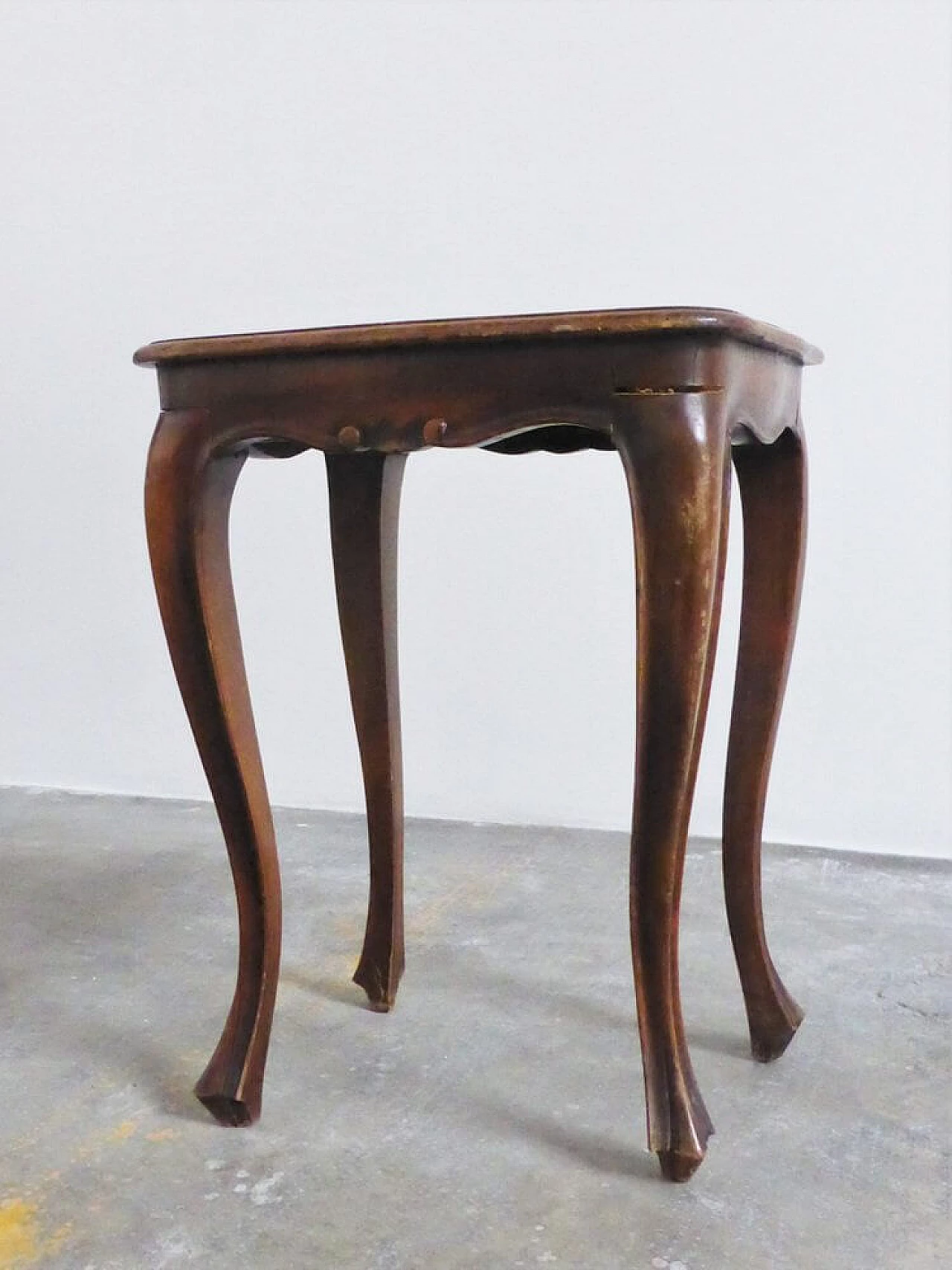 3 coffee tables of different sizes in wood, 1950s 1376496