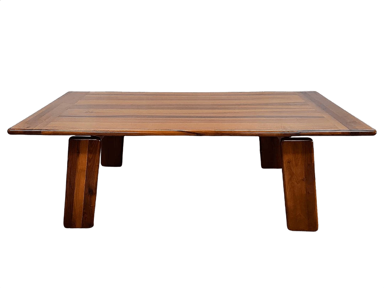 Walnut table by Mario Marenco for Mobilgirgi, 1970s 1377291