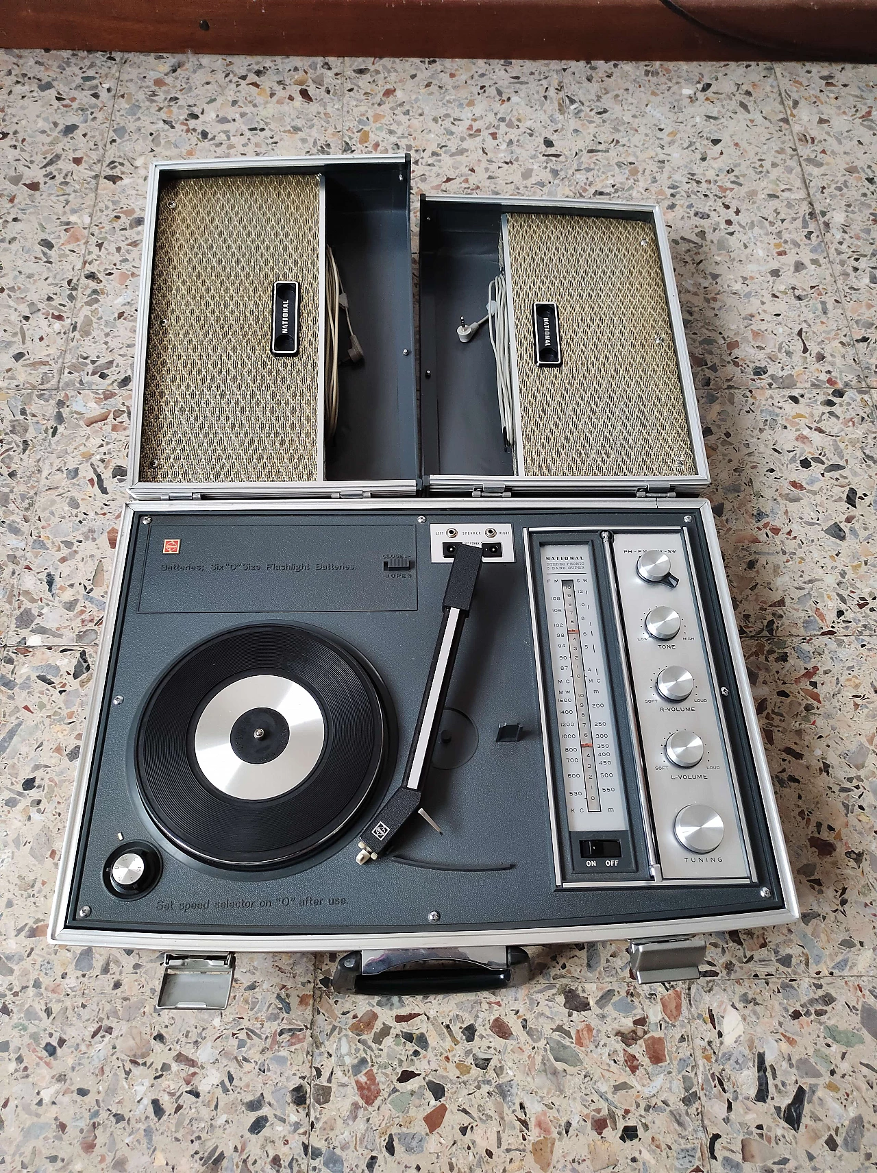 Stereo radio-phonograph National SG760F, 1980s 1379211