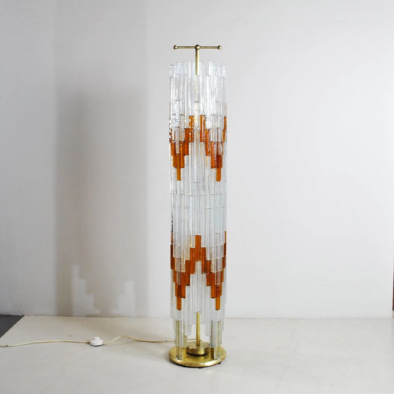 Murano glass floor lamp by Albano Poli for Poliarte, 1960s 1381527