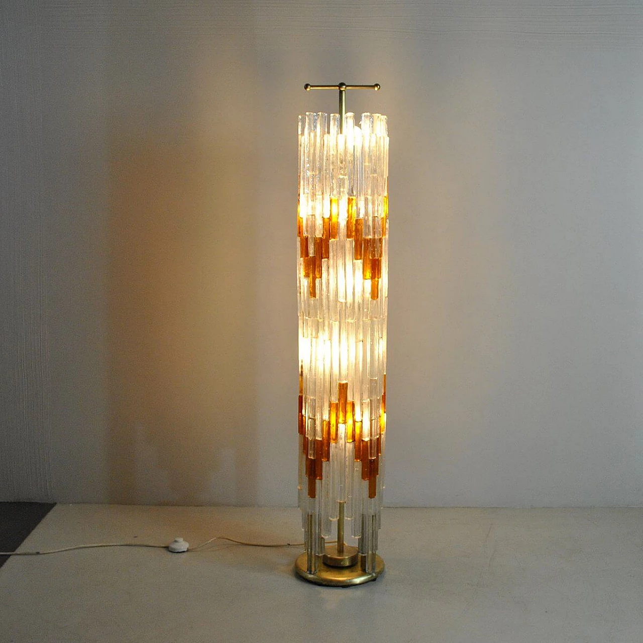 Murano glass floor lamp by Albano Poli for Poliarte, 1960s 1381528