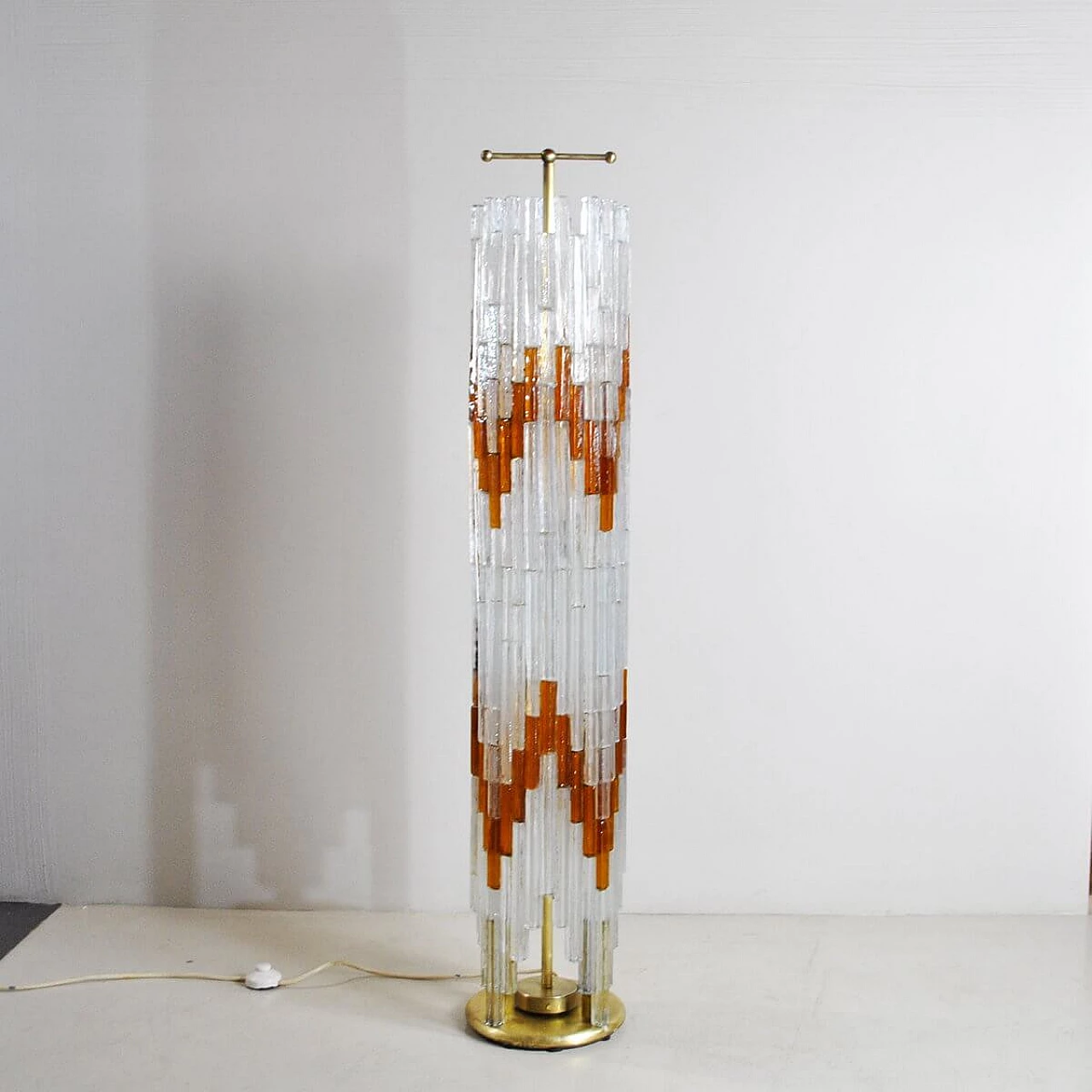 Murano glass floor lamp by Albano Poli for Poliarte, 1960s 1381541