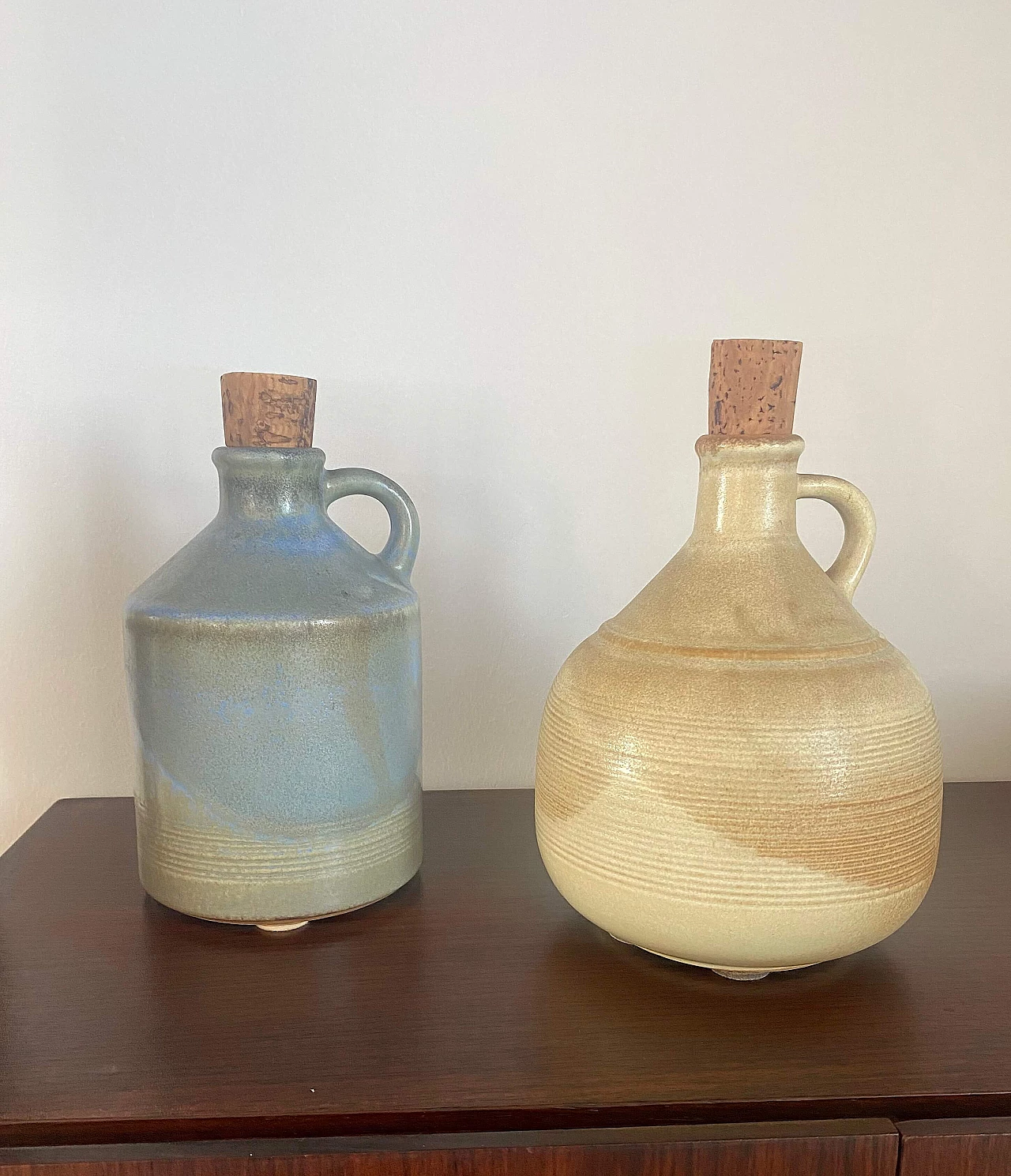 Pair of bottles by IP ceramics, 60s 1382694