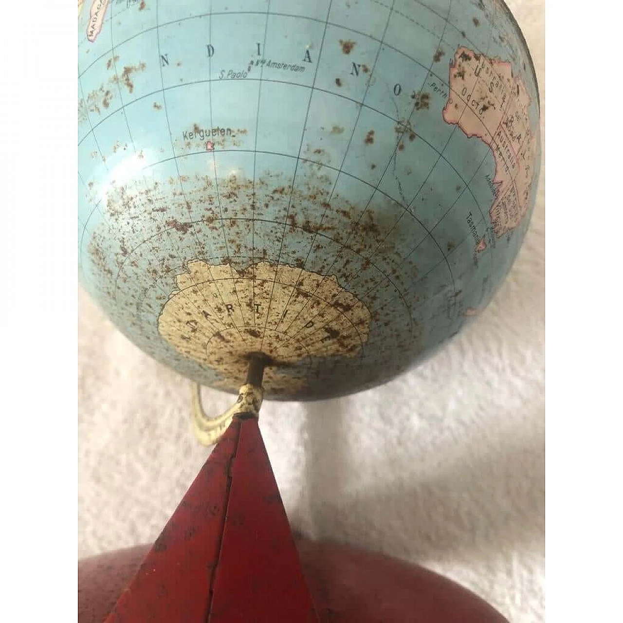 Sheet metal globe, 1950s 1387180