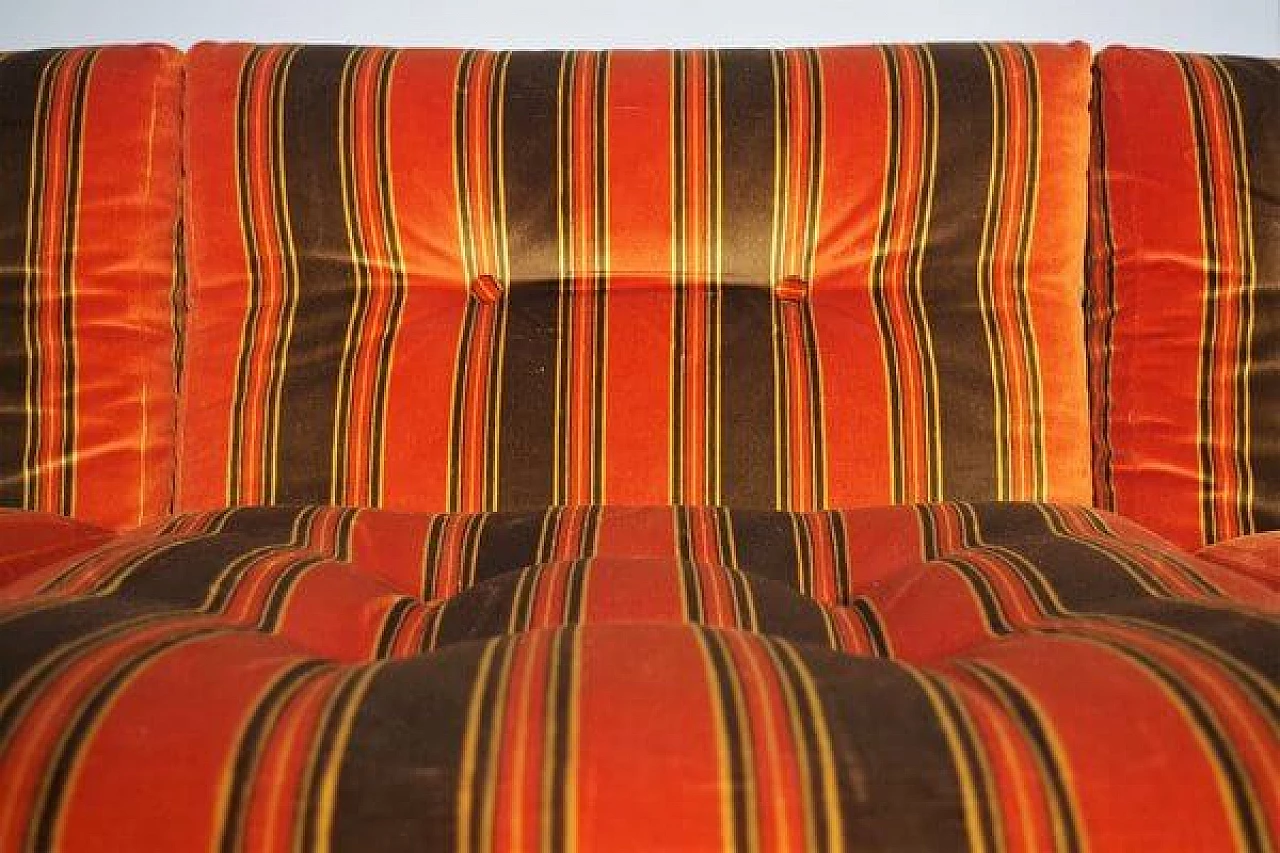 3 Striped armchairs, 1970s 1409781