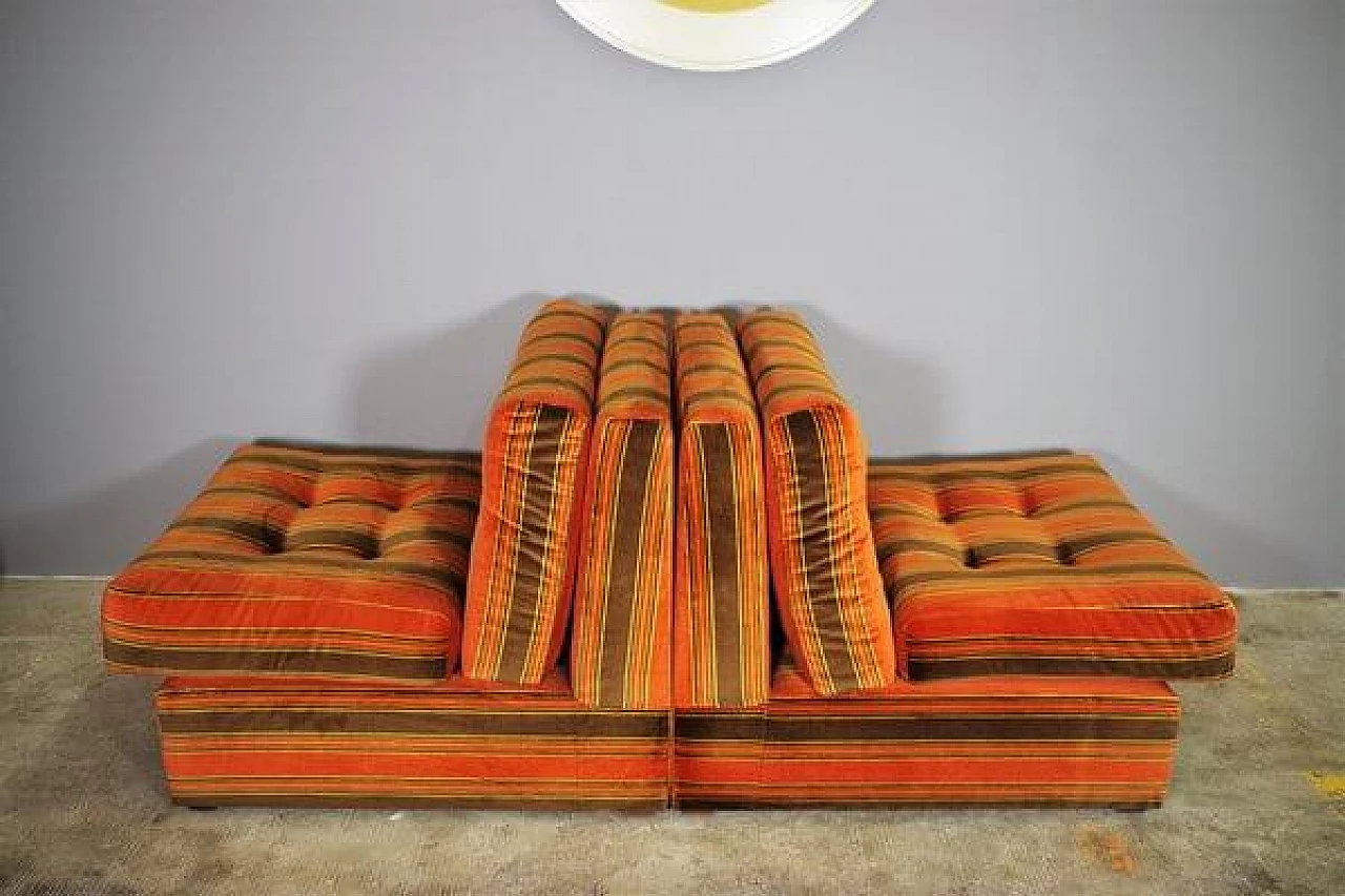 3 Striped armchairs, 1970s 1409788