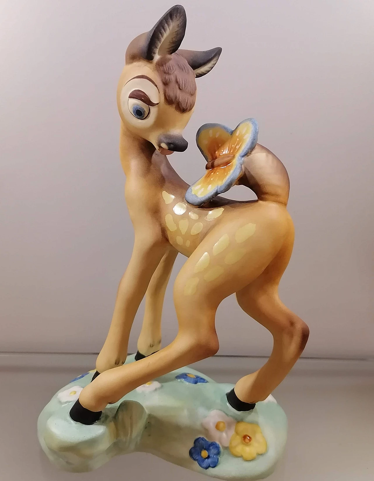 Scultura in ceramica di Bambi della serie Walt Disney per Lenci, anni '40 1445389