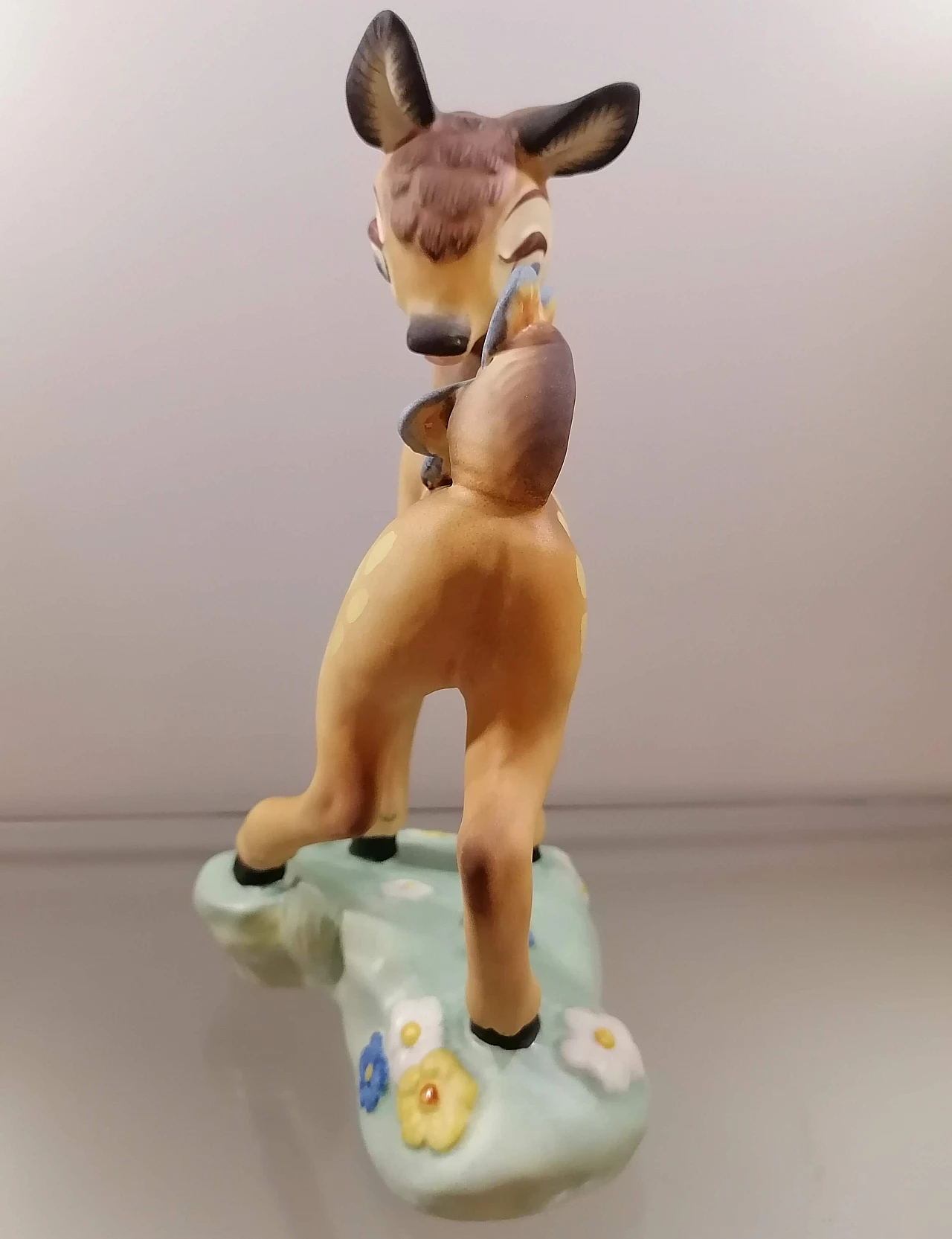 Scultura in ceramica di Bambi della serie Walt Disney per Lenci, anni '40 1445390