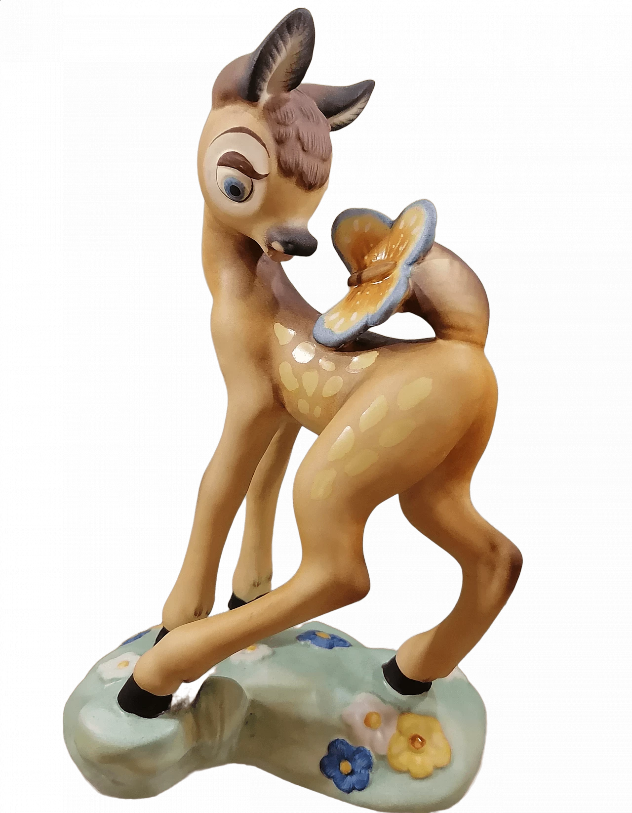 Scultura in ceramica di Bambi della serie Walt Disney per Lenci, anni '40 1445493