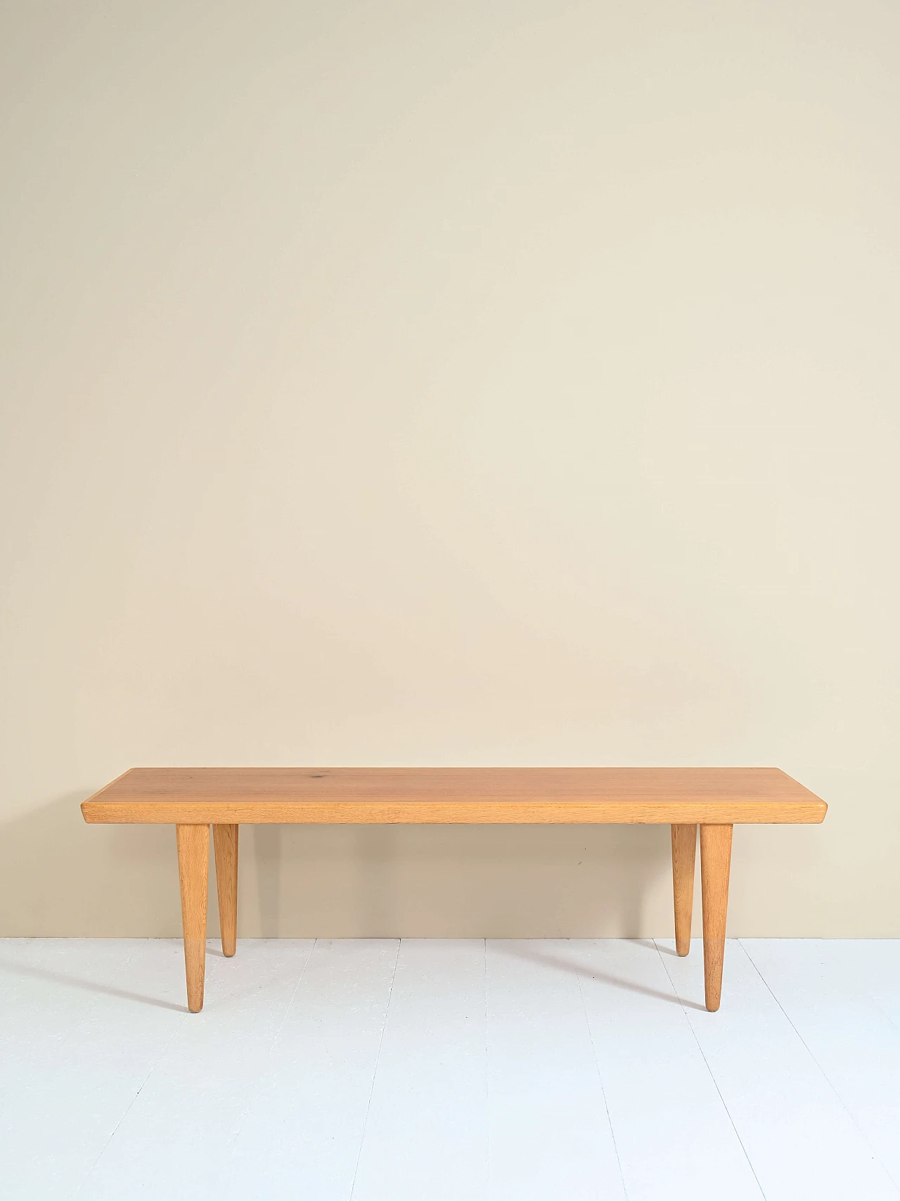 Teak and oak coffee table for living room, 1960s 1448547