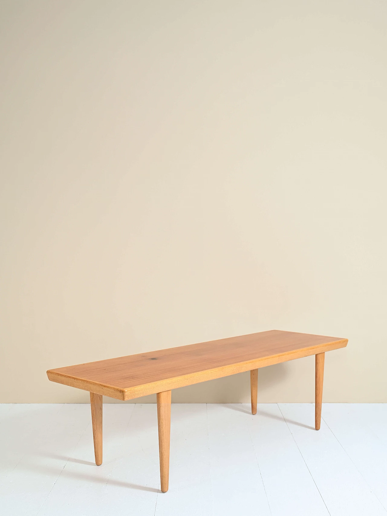 Teak and oak coffee table for living room, 1960s 1448549