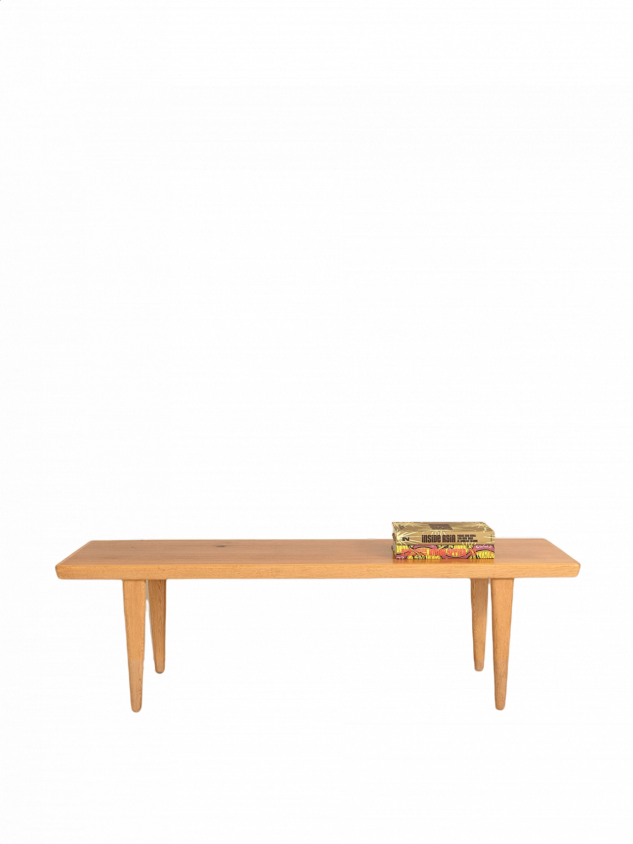 Teak and oak coffee table for living room, 1960s 1448745