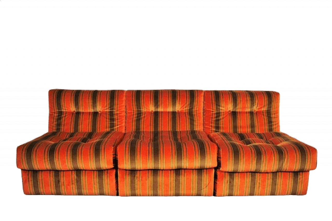 3 Striped armchairs, 1970s 1460347