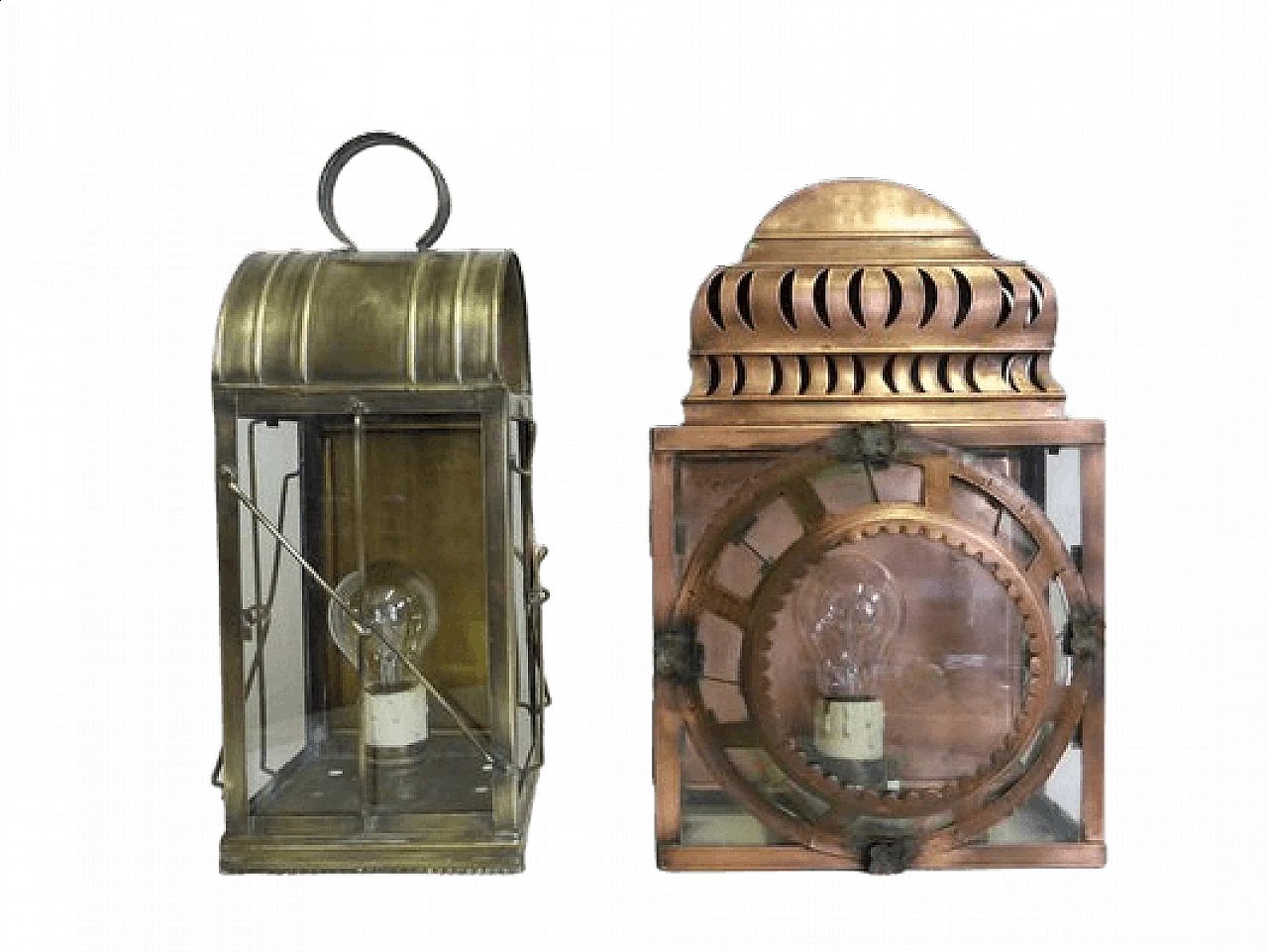Pair of copper lanterns, 1950s 1464250