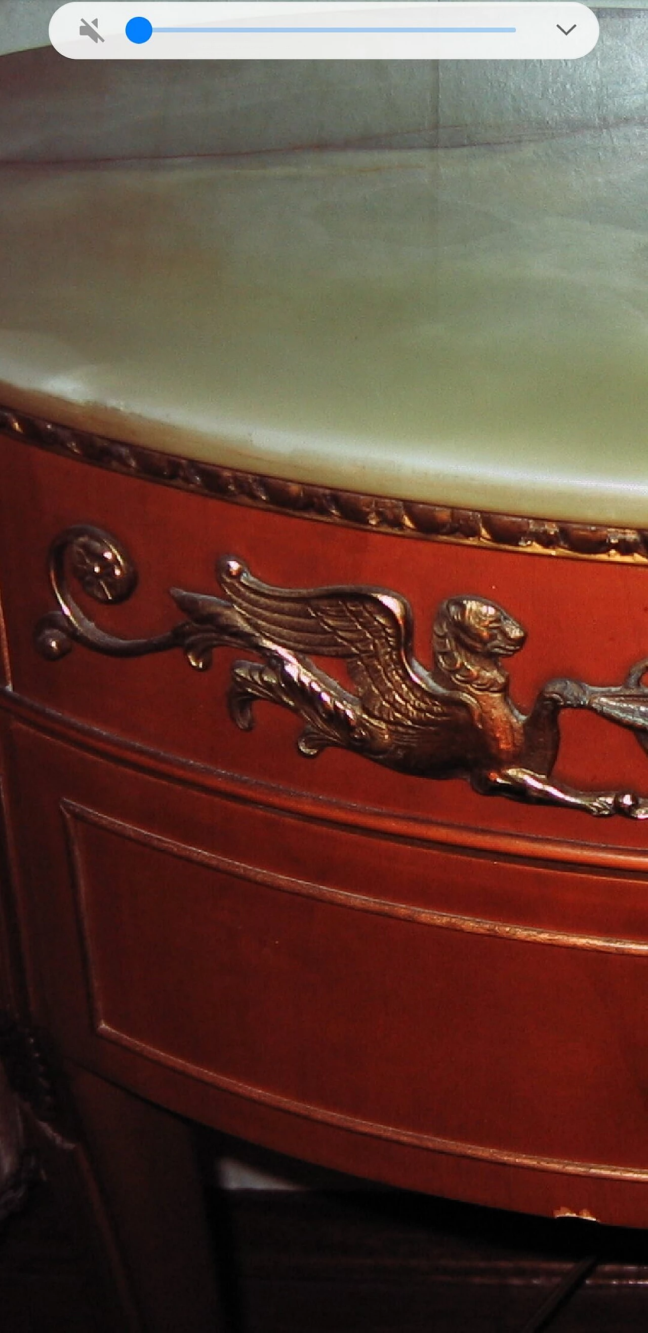 Pair of bedside tables with oval marble top, 1960s 1469741