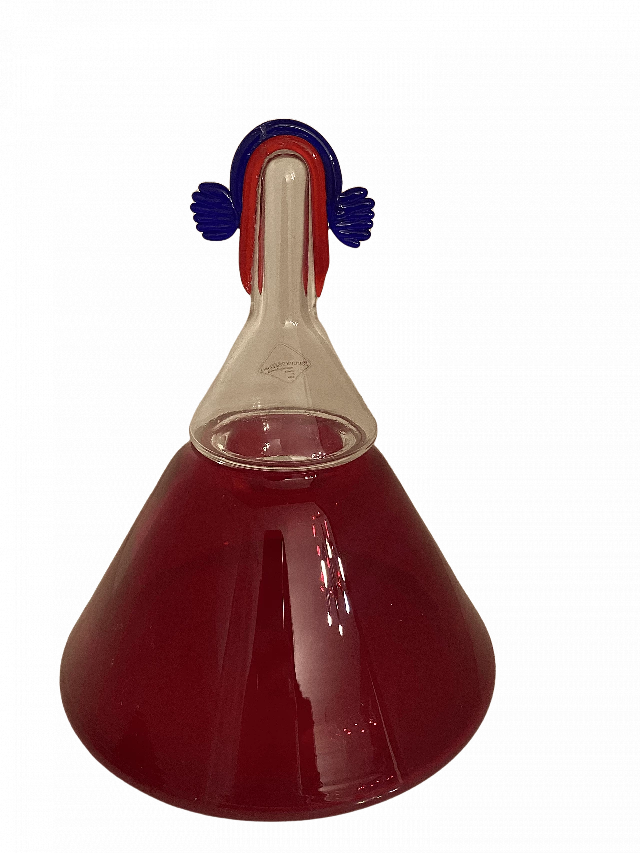 Murano glass bottle by Barovier & Toso, 1980s 1470195