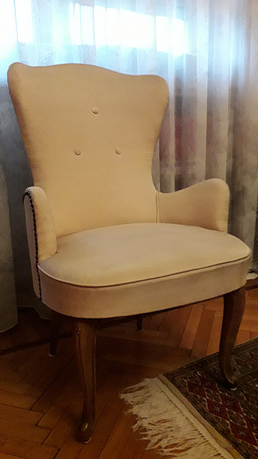 Poltroncina per camera da letto, anni '60